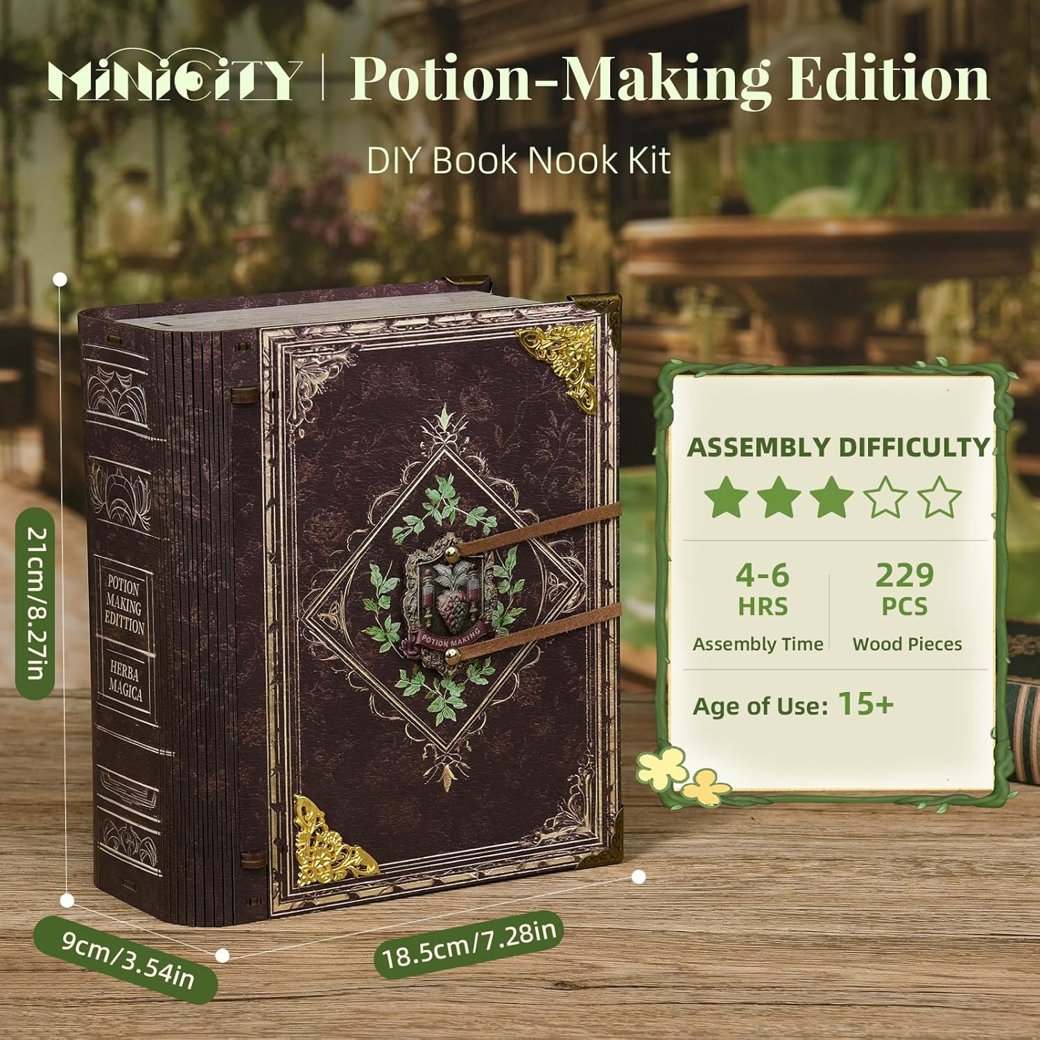 Thumbnail 1 de MiniCity Magic Book Nook with Lights