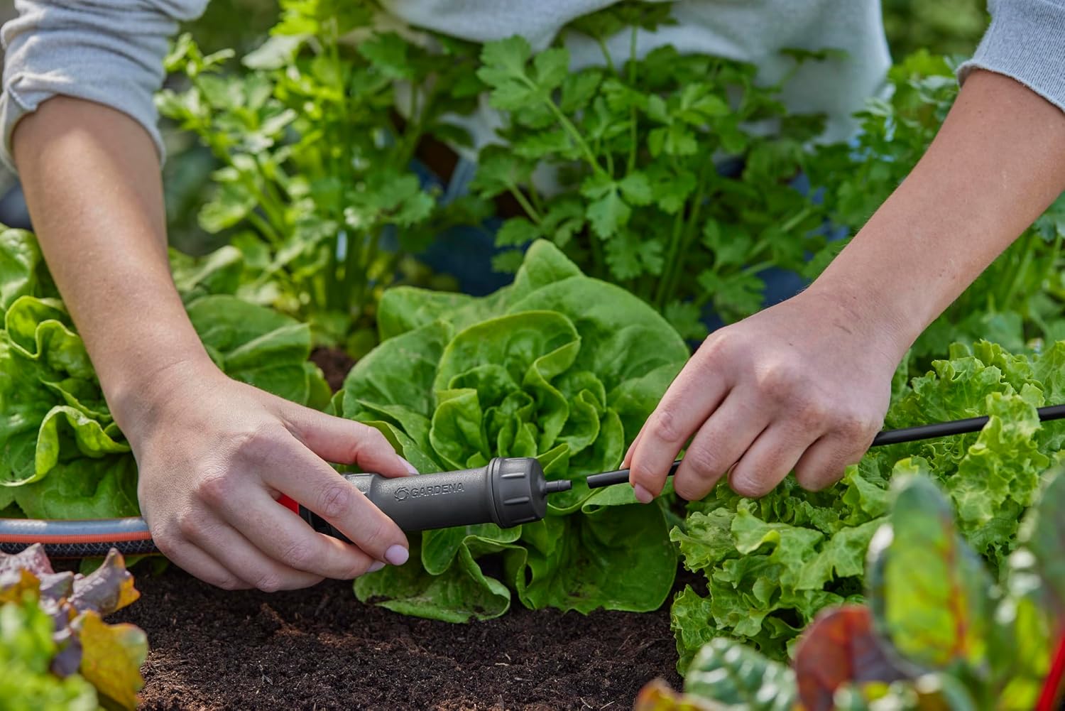 Detalle de Gardena Micro-Drip-System Master Unit 1000 (13333-20) – starting unit for automatic micro irrigation