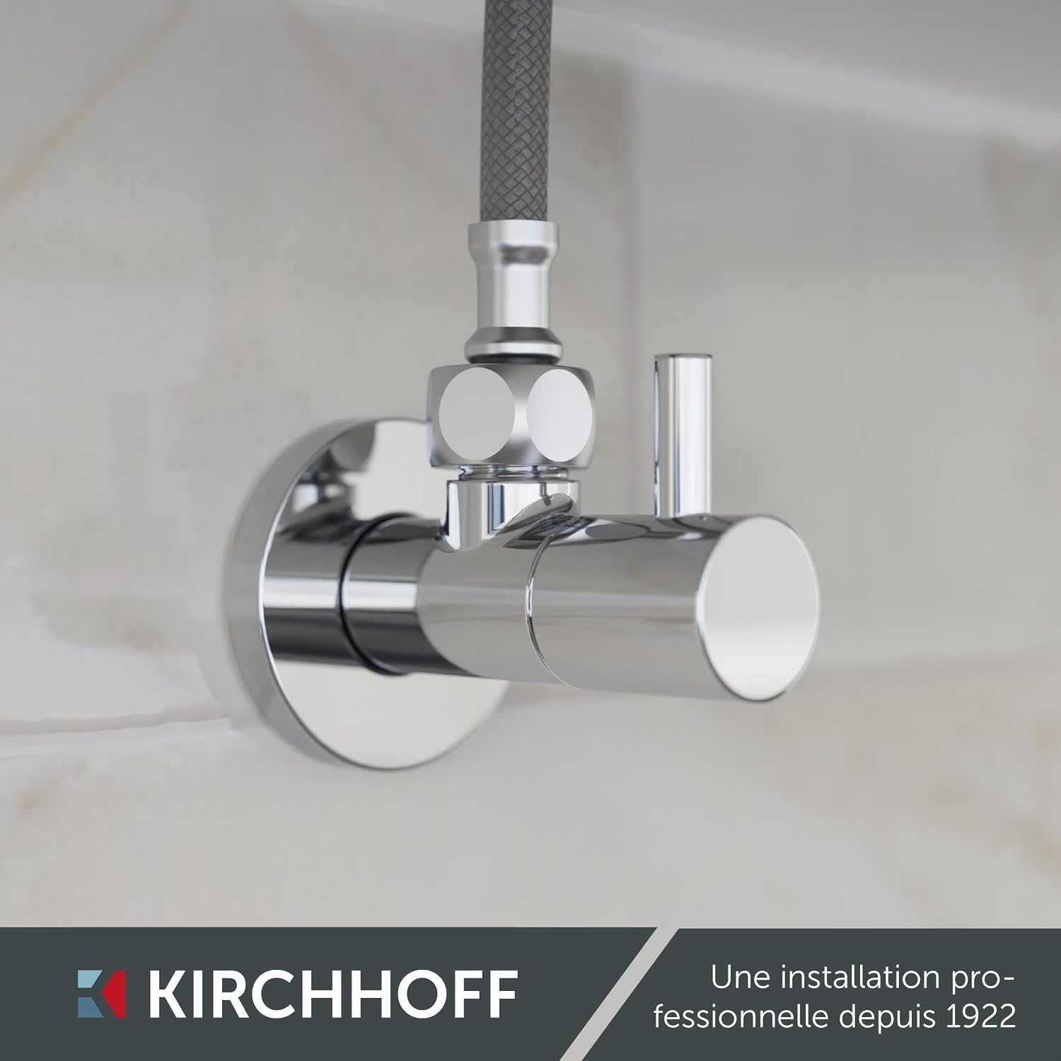 Thumbnail 5 de Kirchhoff Sanitop-Wingenroth 98166110 Valve d'angle universelle avec fermeture rapide – Chromé