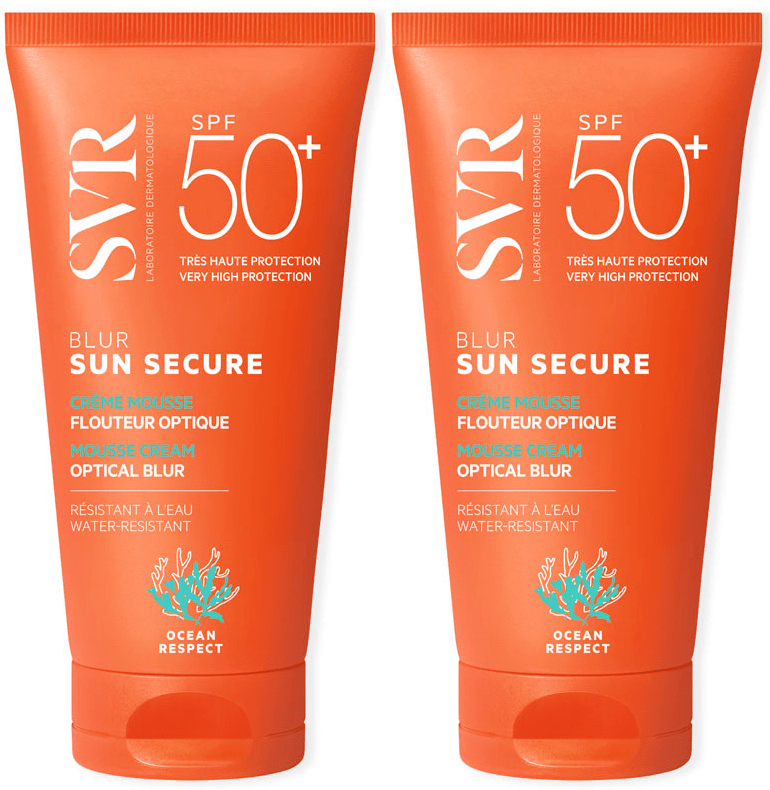 SVR Sun Secure Blur Mousse SPF50+ - 2x50 ml ☀️