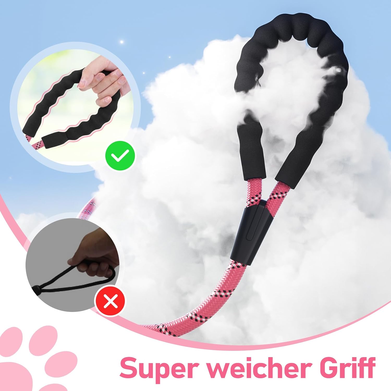 Detalle de X XBEN Schleppleine für Hunde 10 m