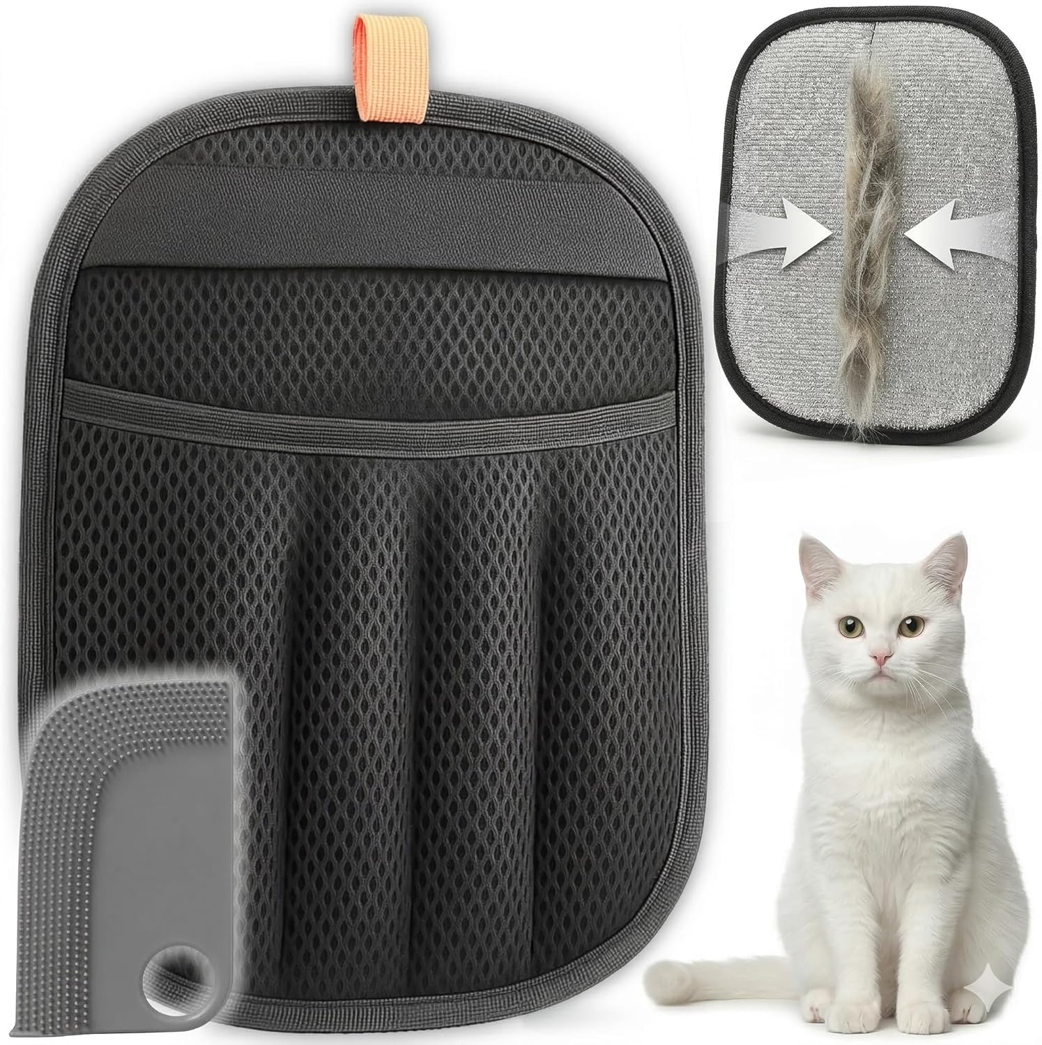 Detalle de pilpoil Gant Anti Poils Animaux 2‑en‑1