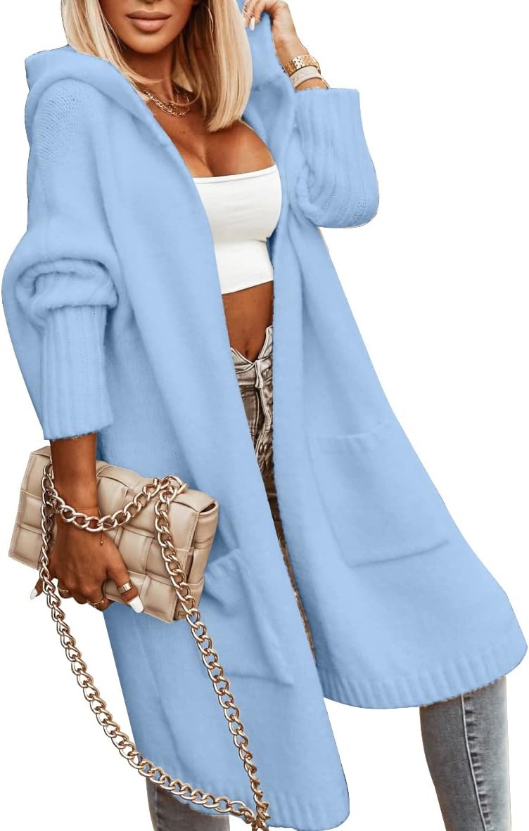 Thumbnail 4 de Aoysky Long Cable Knit Hooded Cardigan 1X