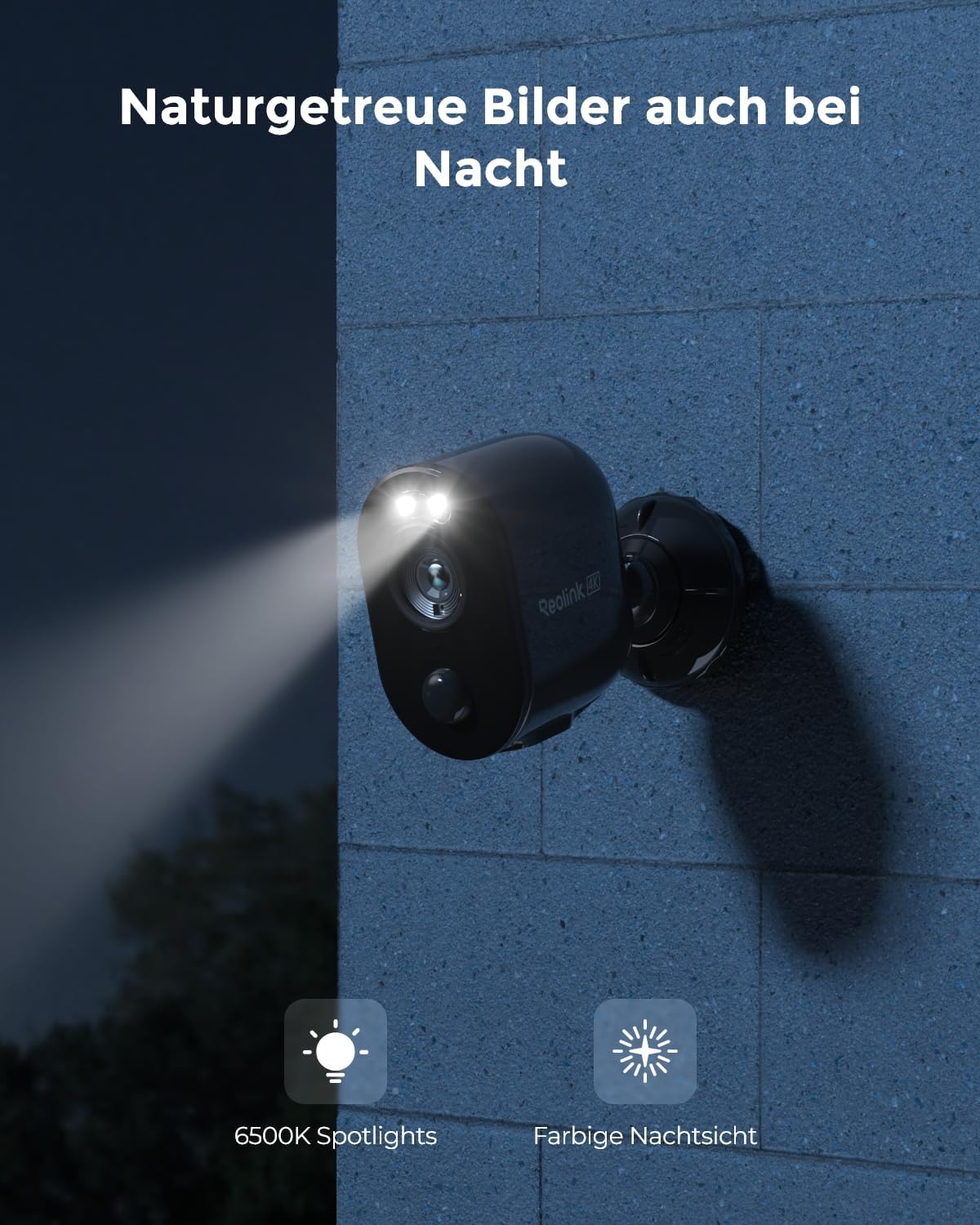 Detalle de Reolink 4K 8MP Akku Überwachungskamera