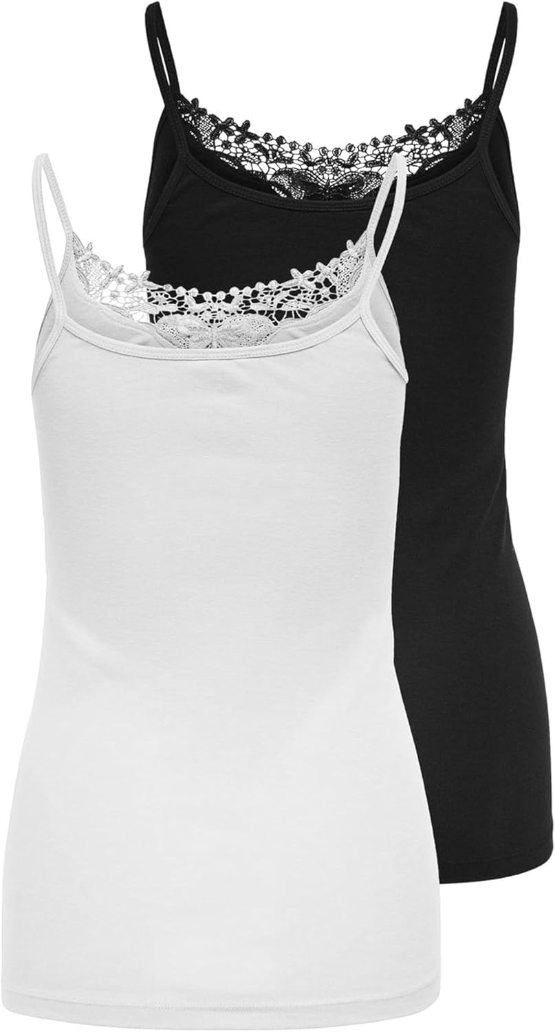 Thumbnail 3 de Only 2-Pack Sleeveless Top Canottiera Donna – Pacco da 2