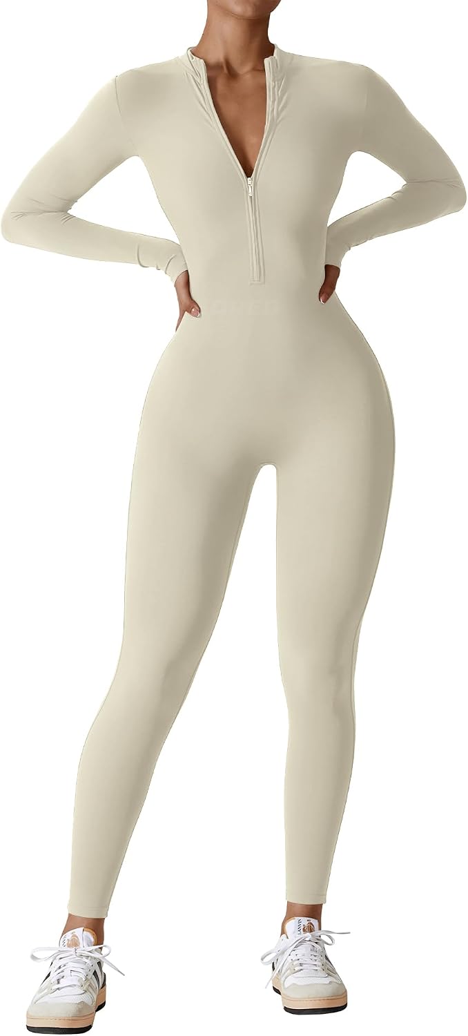 Detalle de YEOREO Women Long Sleeve Jumpsuit 87% Nylon