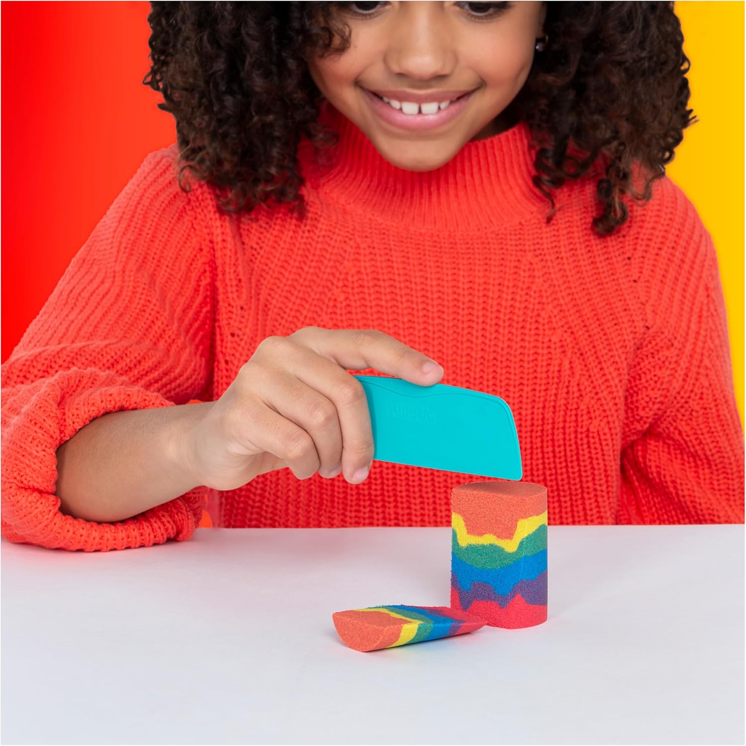 Thumbnail 3 de Kinetic Sand Juego de Mezcla Arcoíris 🌈 382 g+herramientas