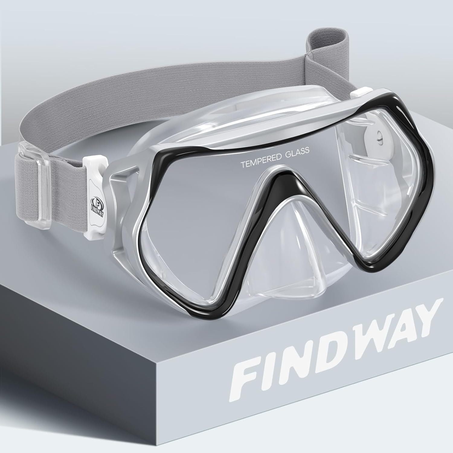 Detalle de Findway Taucherbrille 180° Panorama