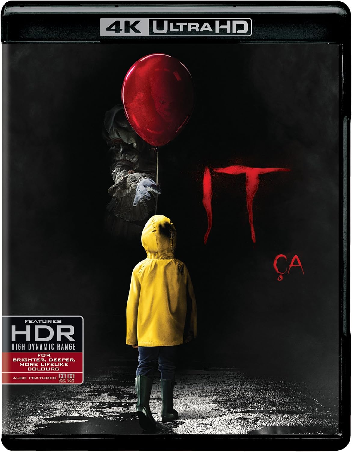 Detalle de It (Bilingual) 4K Ultra HD and Blu-ray Horror Film, 2-Disc Set