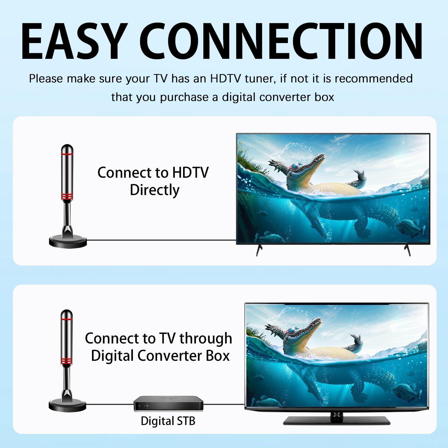 Thumbnail 5 de DTVSMARTSHOW HDTV 360° indoor antenna