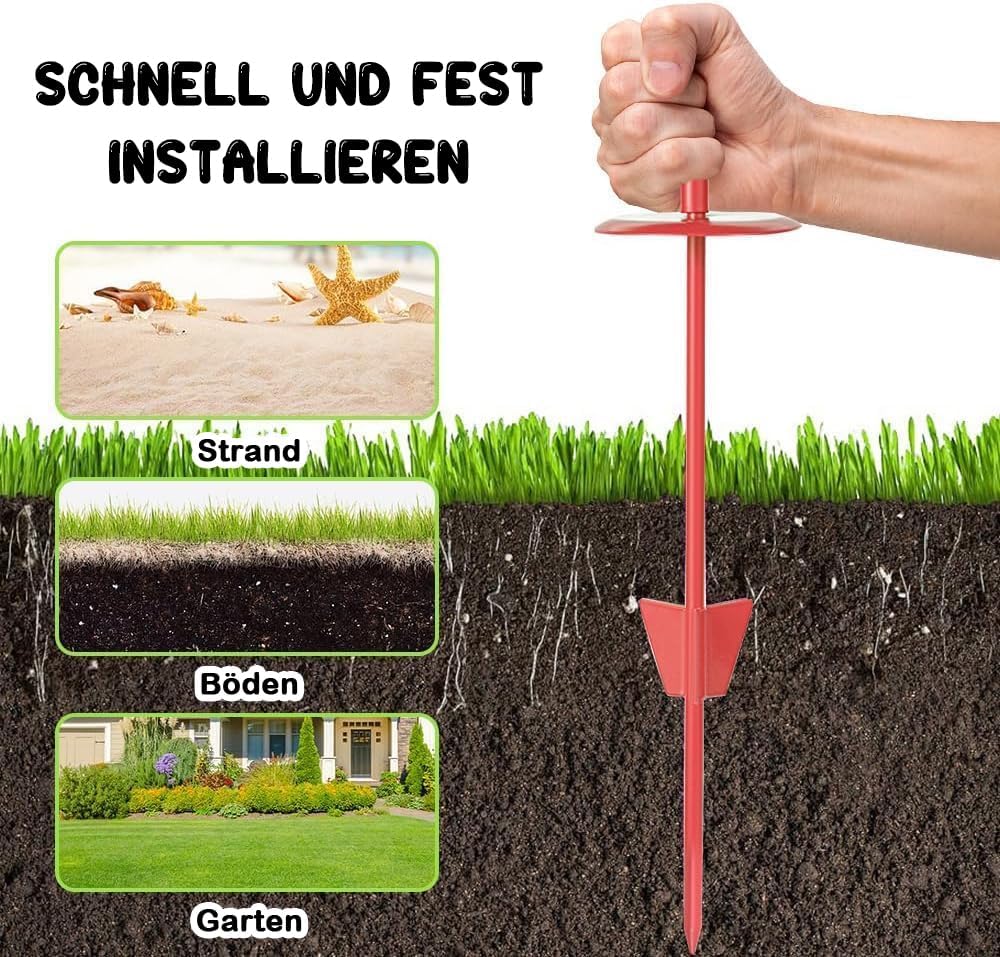 Detalle 2 de Bodenanker Hund 16 Zoll für mittlere bis große Hunde