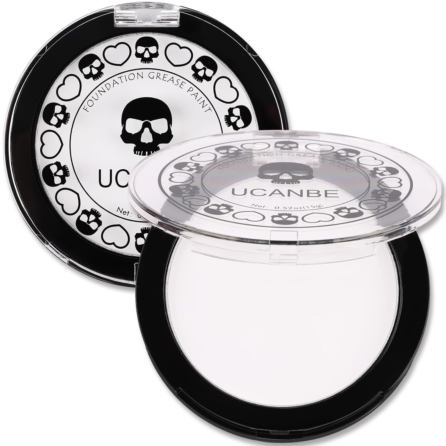 Detalle de UCANBE STUB106_03 White Cream-to-Powder Face & Body Paint, Matte Finish