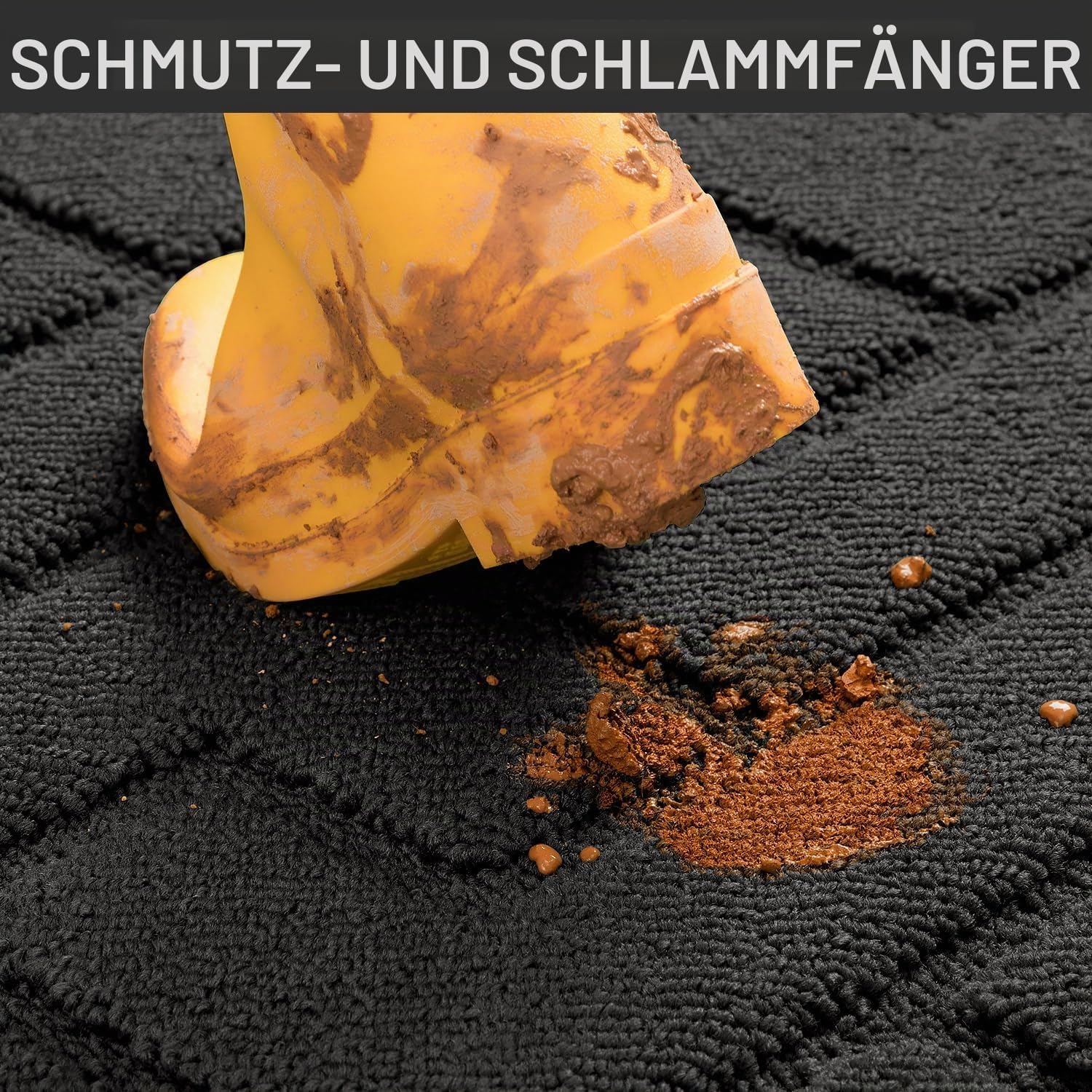 Thumbnail 4 de Biscpro Fußmatte Dunkelgrau 50x80 cm