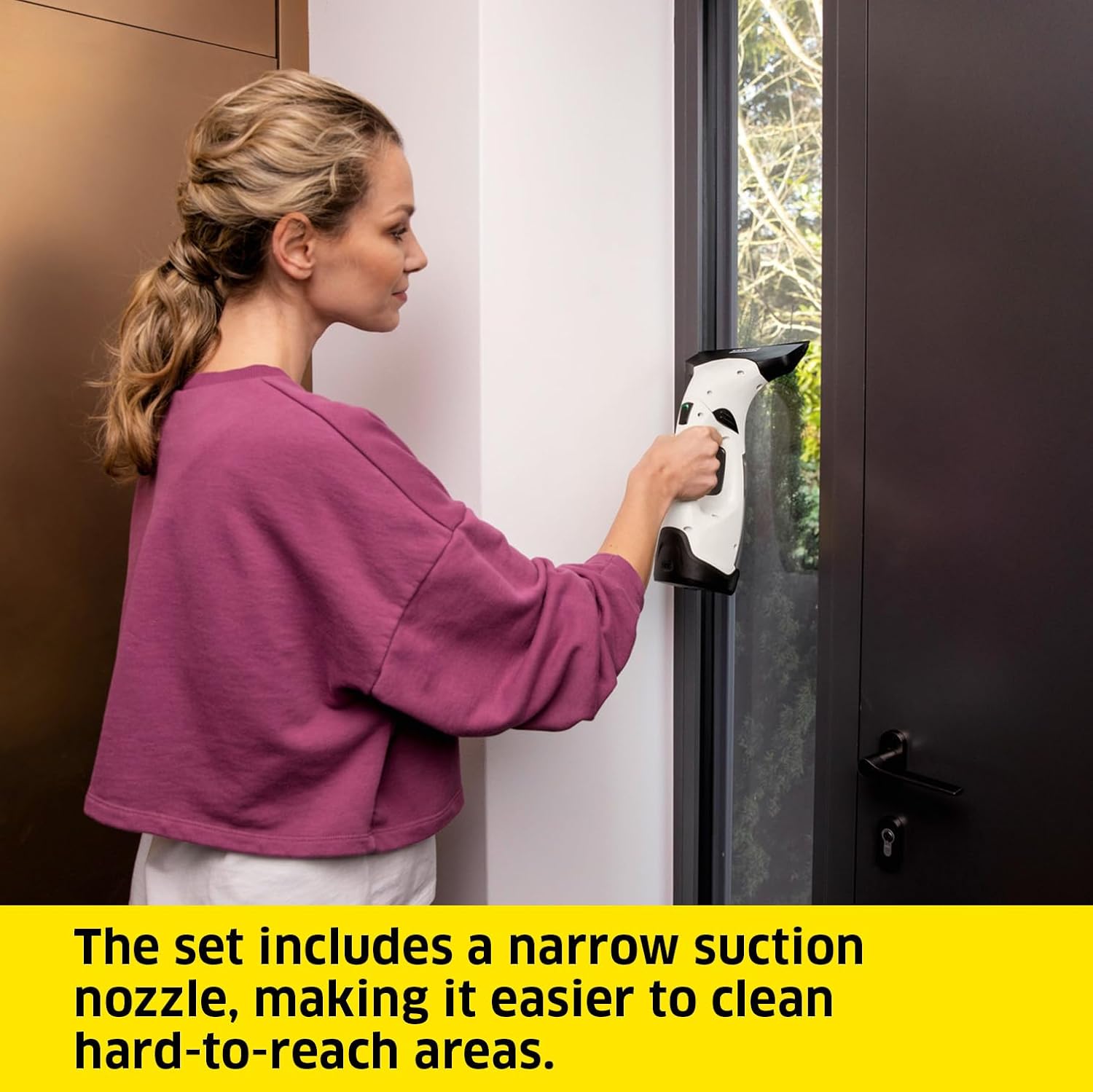 Thumbnail 2 de Kärcher Window Vac WV 2 Plus N: practical, cord-free glass cleaning with battery life you can rely on