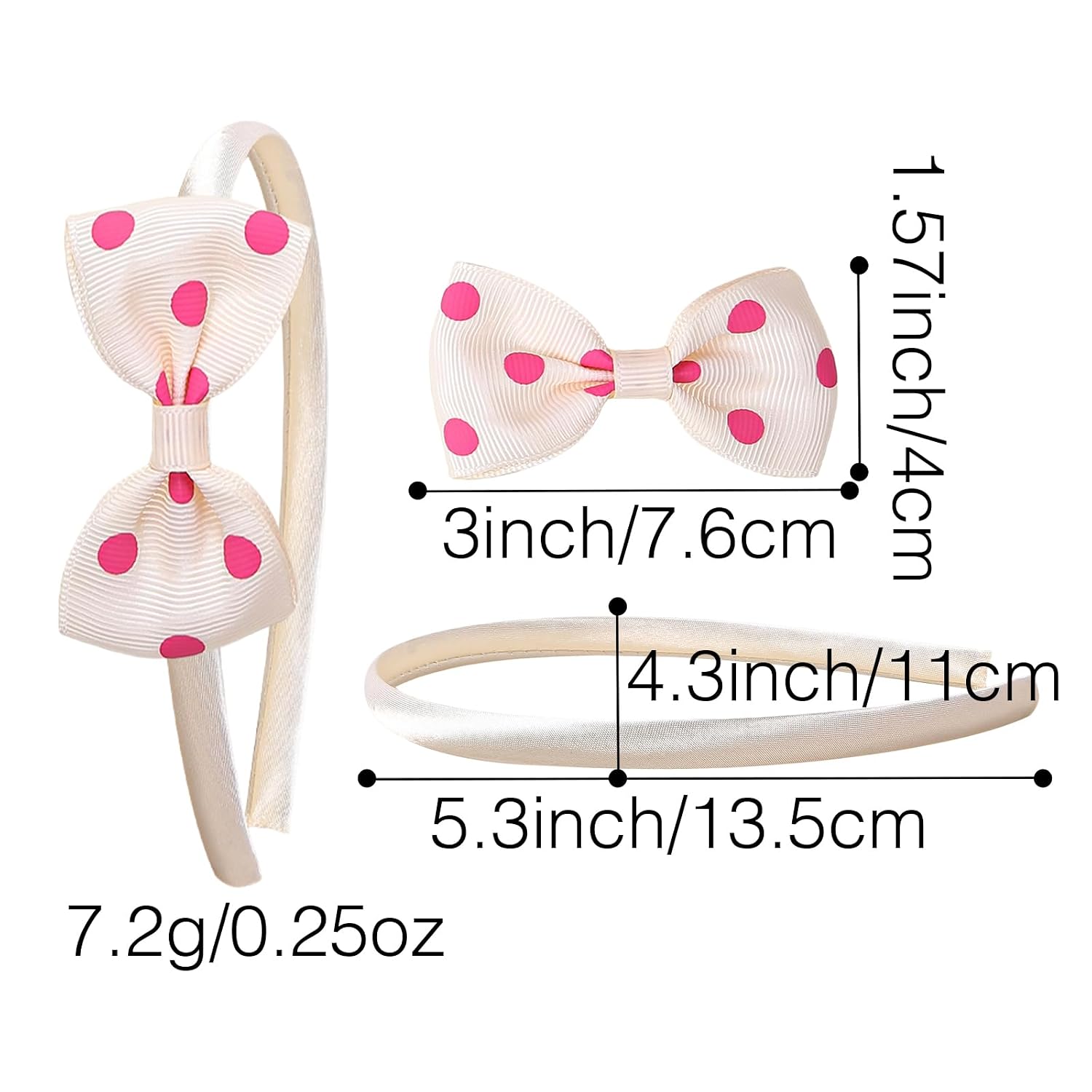 Thumbnail 6 de WJYX Bow Headbands, Satin
