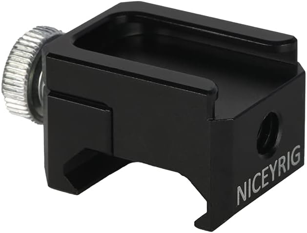 Detalle de NICEYRIG NATO Rail Clamp to Cold Shoe Mount Adapter with 1/4 Threads - 471