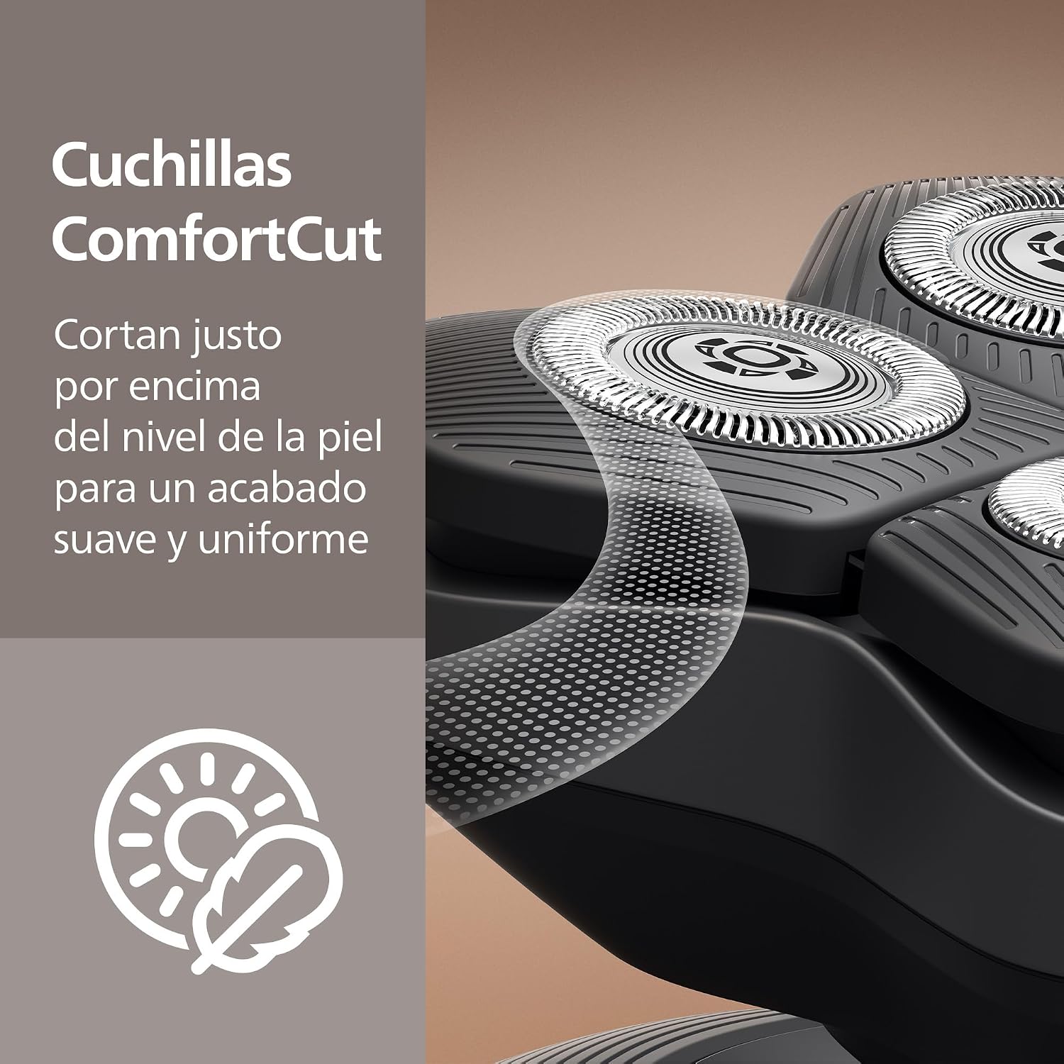 Detalle 2 de Philips Serie 7000 Pro HS7980/15 Afeitadora 360°