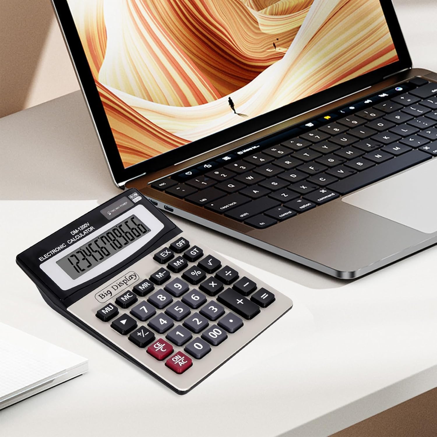 Detalle 1 de Fomatrade Calculator, 12-Digit LCD