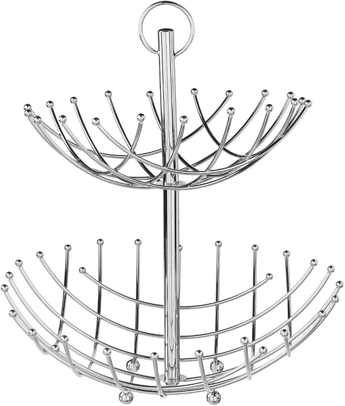 5five Cesta Espiral de Metal 2 Pisos, 36cm