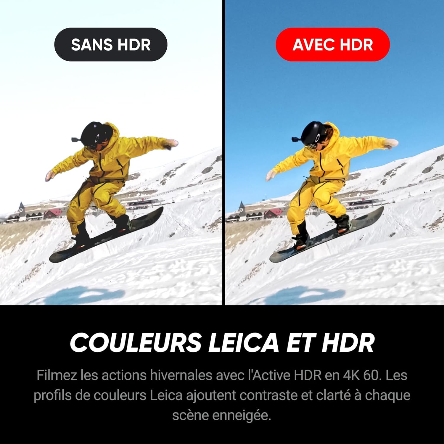 Thumbnail 5 de Insta360 Ace Pro 2 Pack Neigei : caméra d'action étanche 8K avec Leica, double IA et écran rabattable