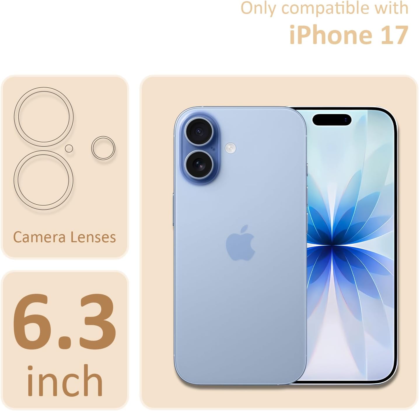 Thumbnail 5 de CAROKI Clear Vintage Phone Case for iPhone 17