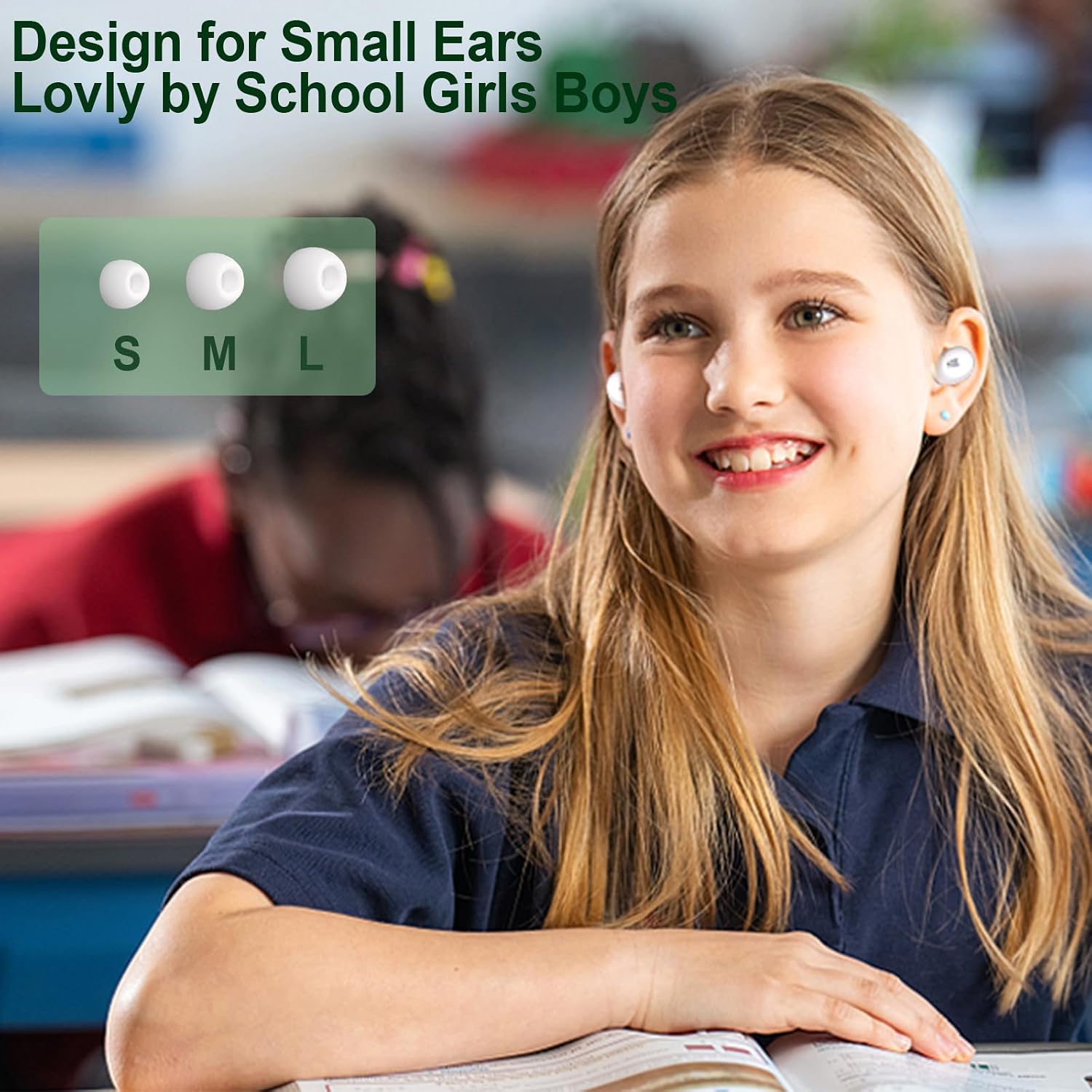 Thumbnail 6 de COOTIMOCK Kids Earbuds (85dB safe volume) – Wireless Bluetooth headphones with mic, 30H playtime, waterproof