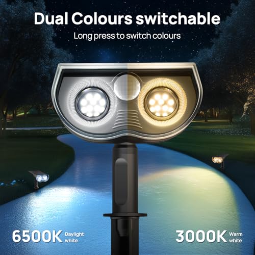 Thumbnail 1 de Linkind 1000Lm 💡 Luces solares exteriores con sensor, 4 piezas