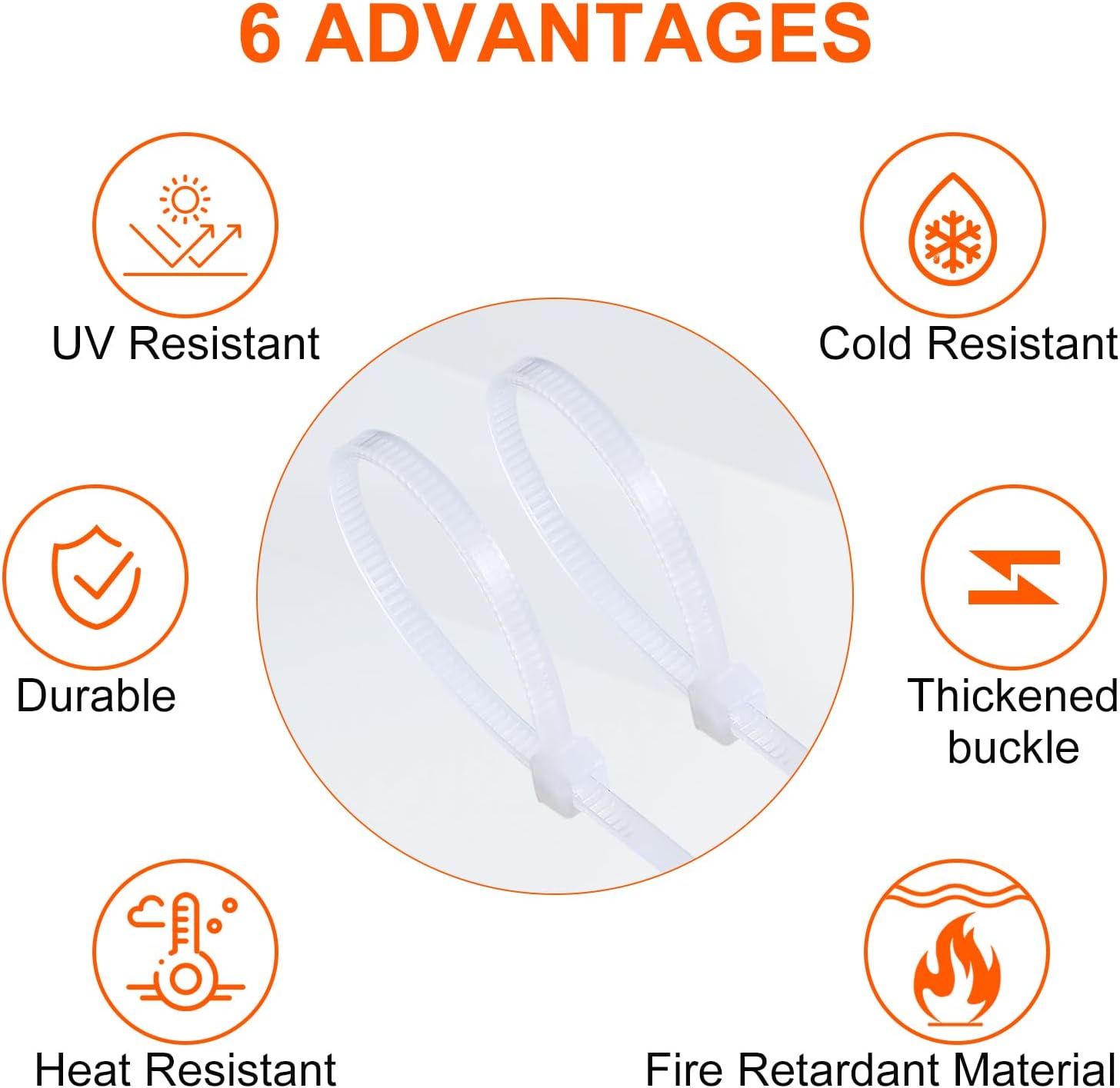 Thumbnail 2 de DUNSOO Kabelbinder-Set 1000 Stück