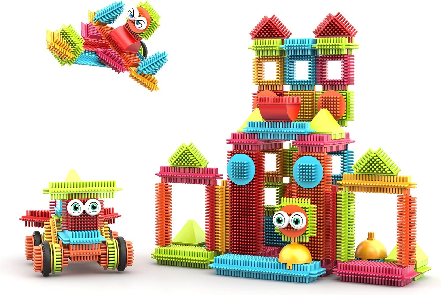 Thumbnail 6 de Contixo 144 pcs Bristle Shape 3D STEM Building Toys