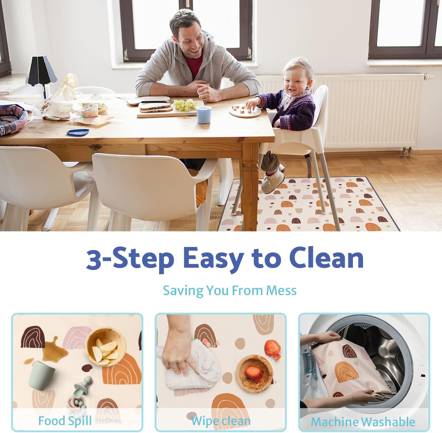 Thumbnail 4 de Baby splat mat 50.4 inch, wipeable