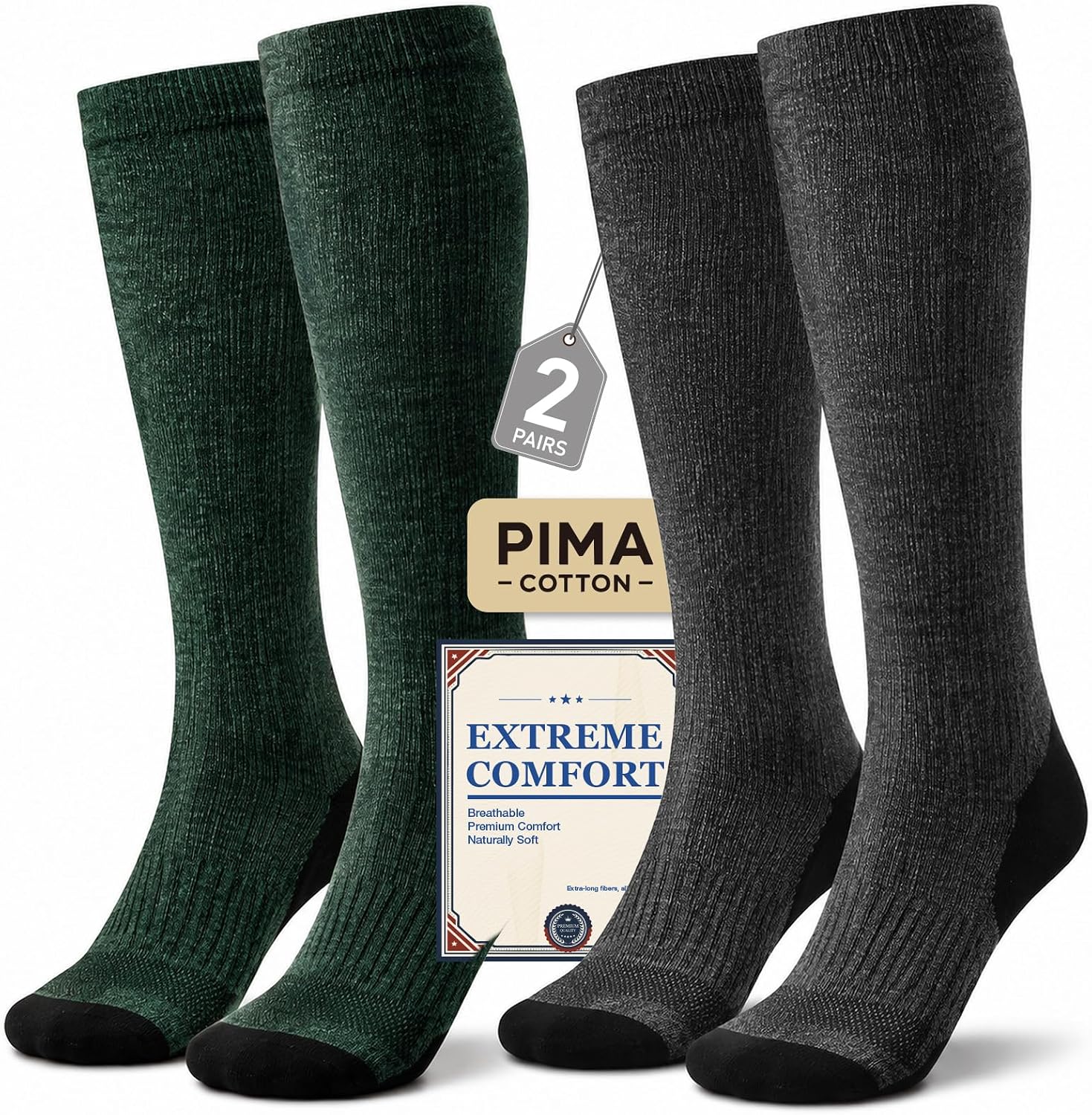 Detalle de VBNW Compression Socks in Pima Cotton