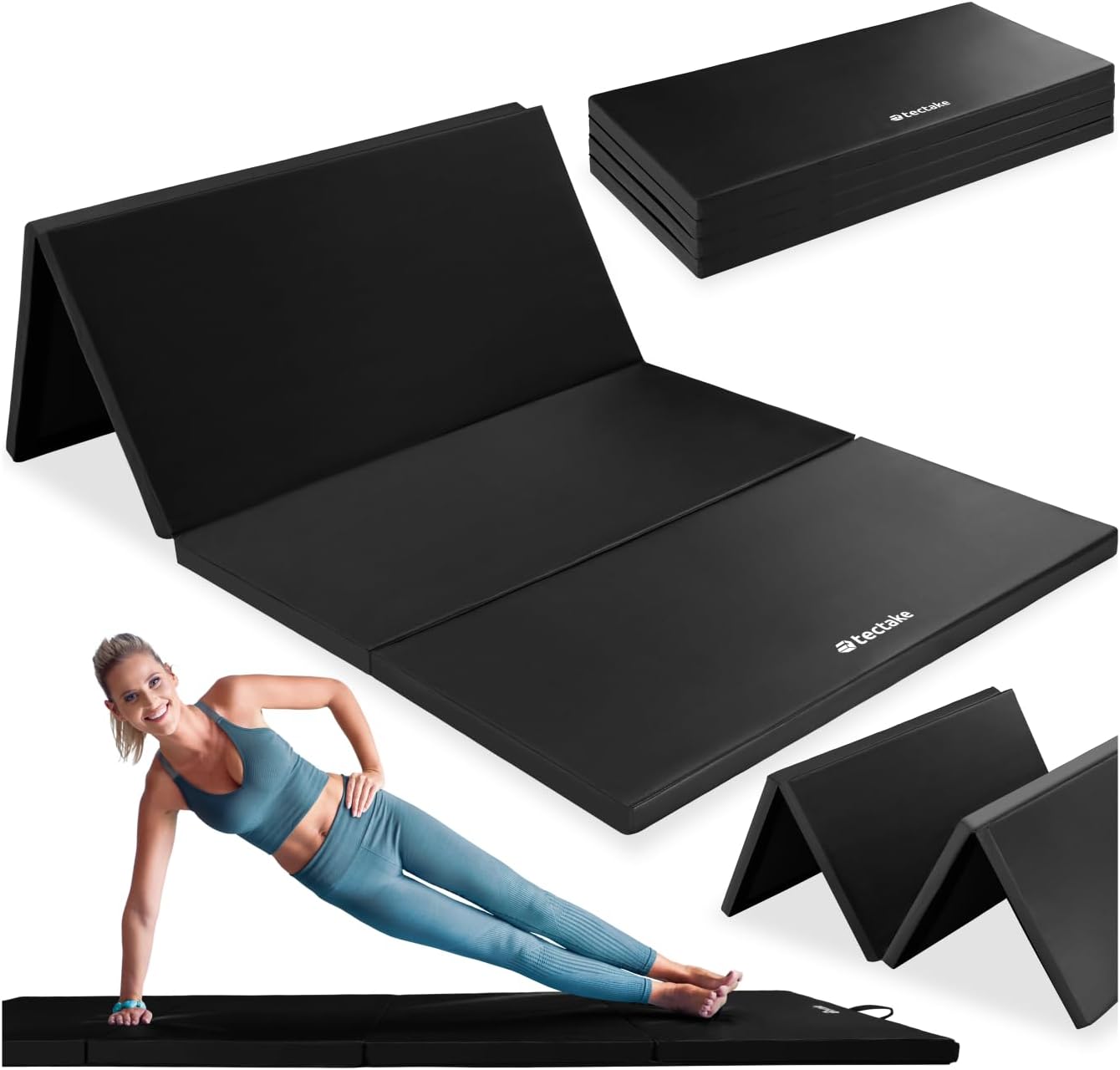 Detalle de tectake Gymnasiktmatte Fitness Matte 5 cm