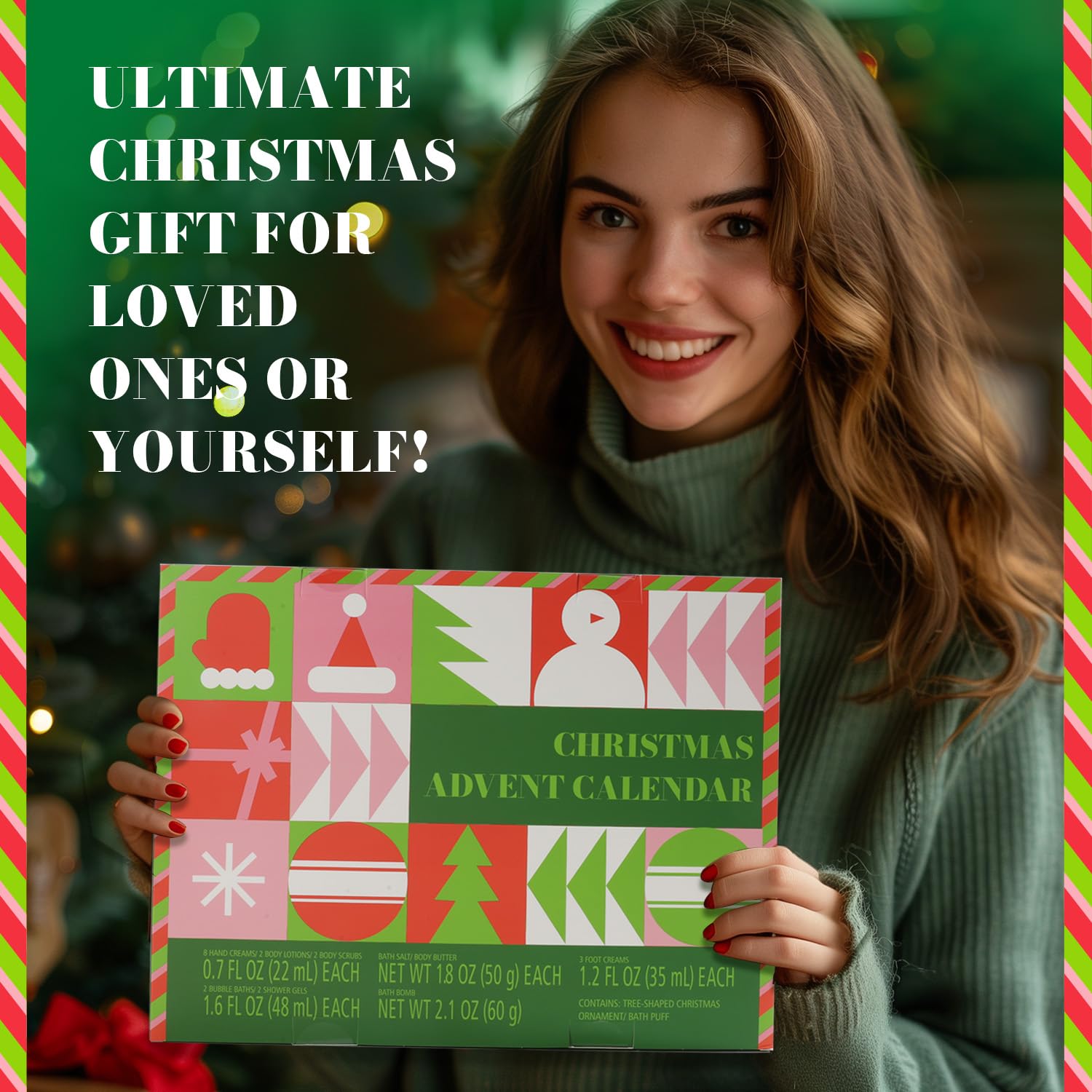 Thumbnail 6 de 2026 24-Day Skincare Advent Calendar for Women, 24-Piece Bath Gift Set