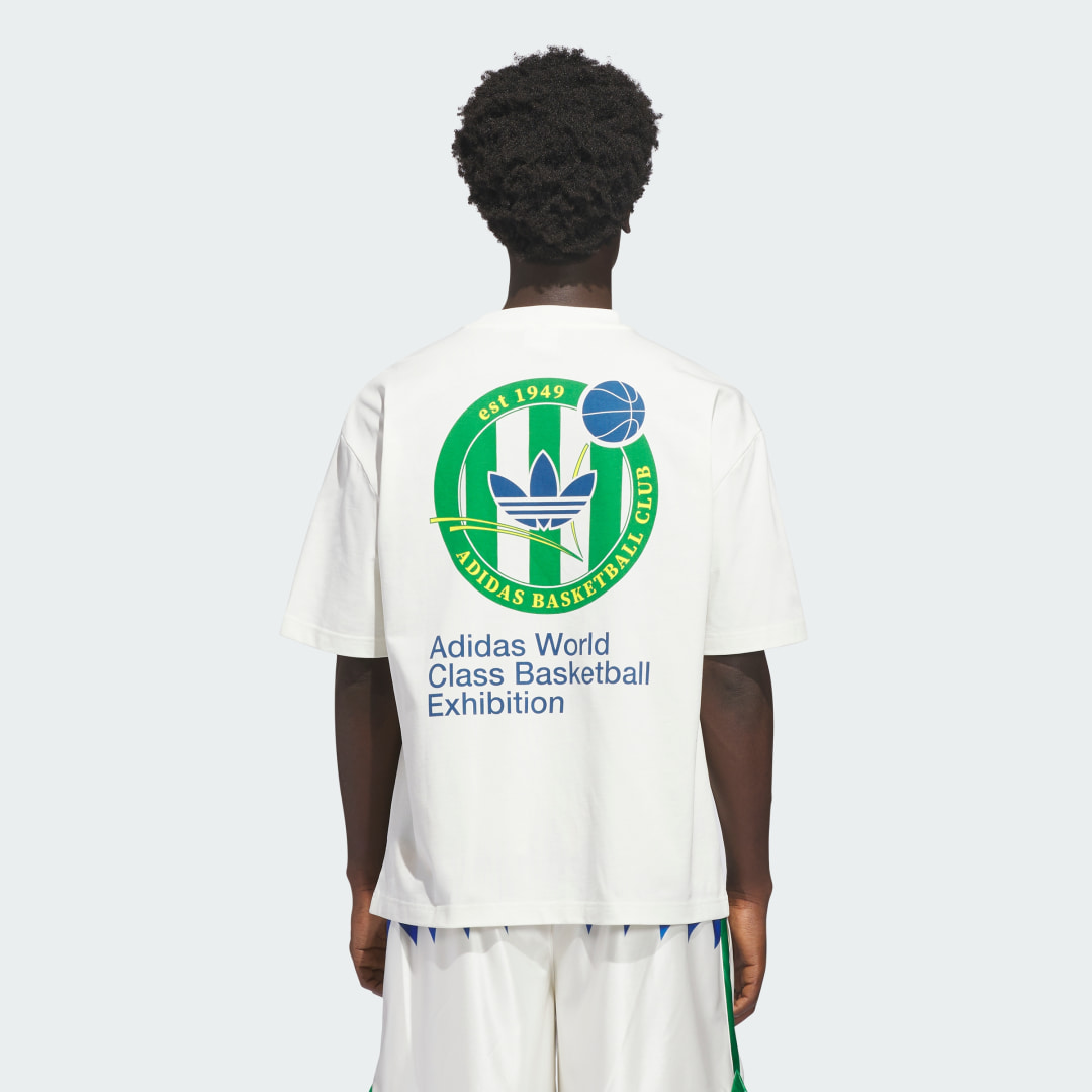 Detalle 2 de Camiseta Originals Basketball de Adidas – color Blanco