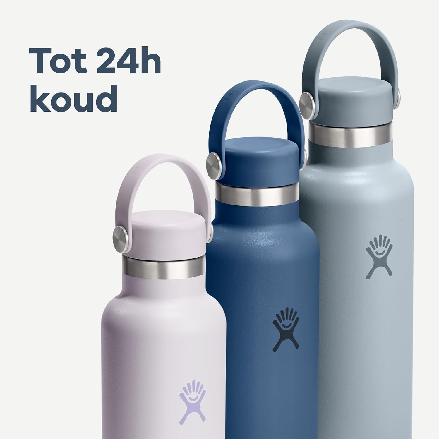 Detalle de Hydro Flask Standard Flex Cap 621 ml geïsoleerde drinkfles van roestvrij staal