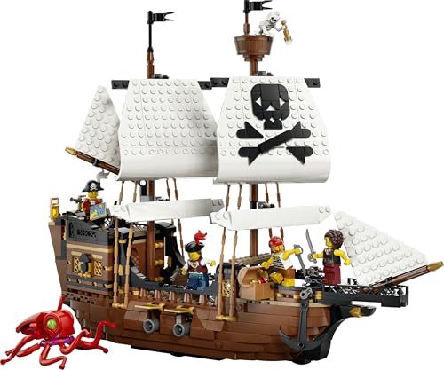 Thumbnail 8 de LEGO Creator 3 in 1 Iconica Nave da Pirata (31387): un set trasformabile per 3 avventure