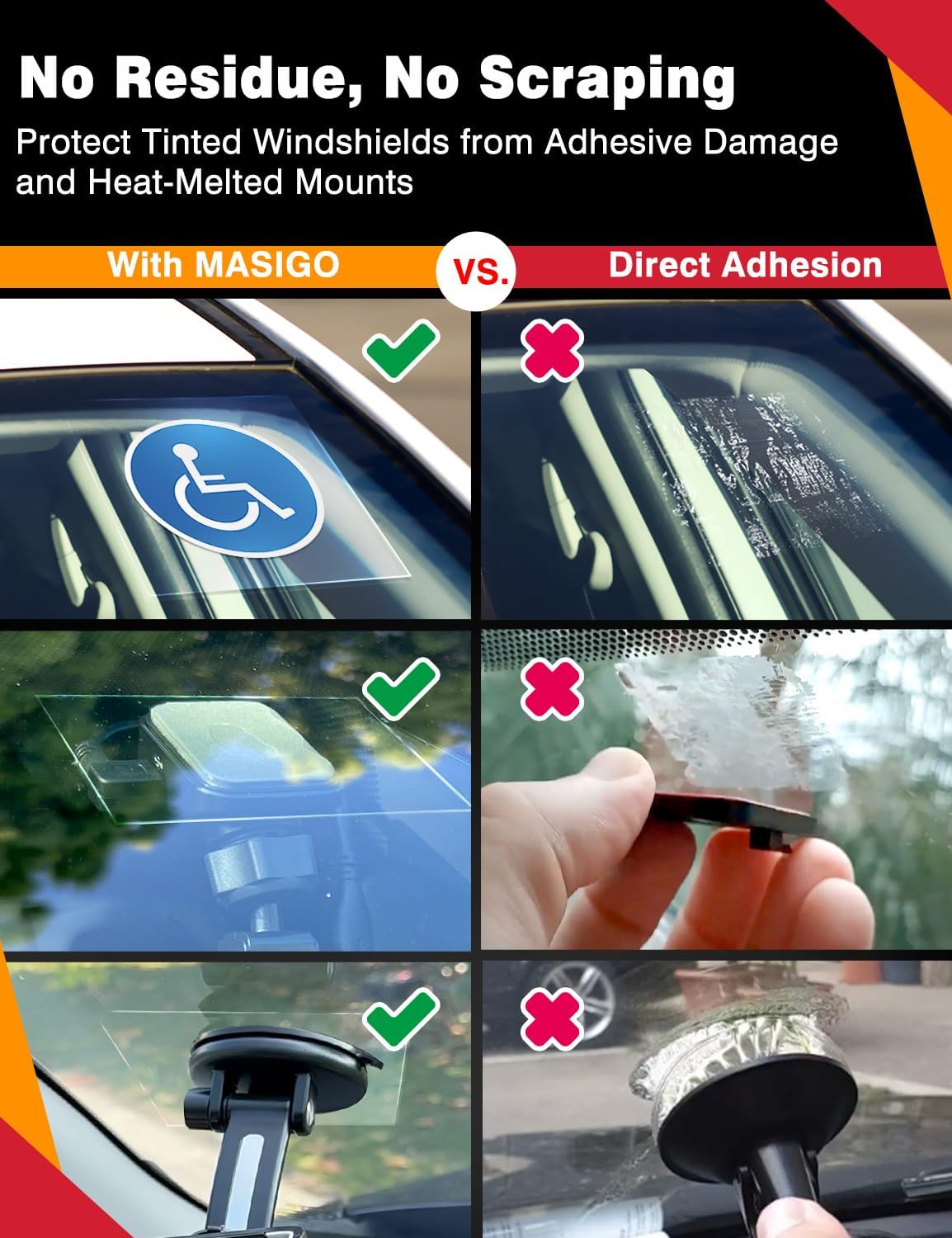 Detalle de Car windscreen parking permit holder 6 pack