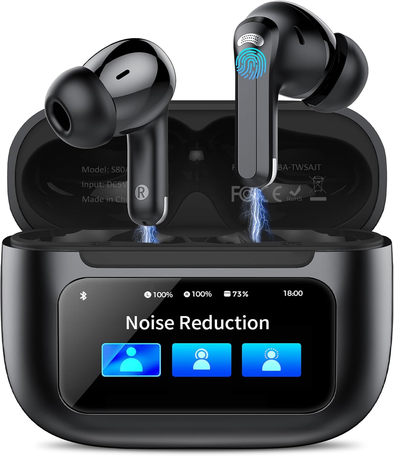 Thumbnail 6 de 2026 New Wireless Earbuds with 4 ENC Noise Cancelling, 87% Bass Boost, BT 5.4, IPX7, 50H Playtime