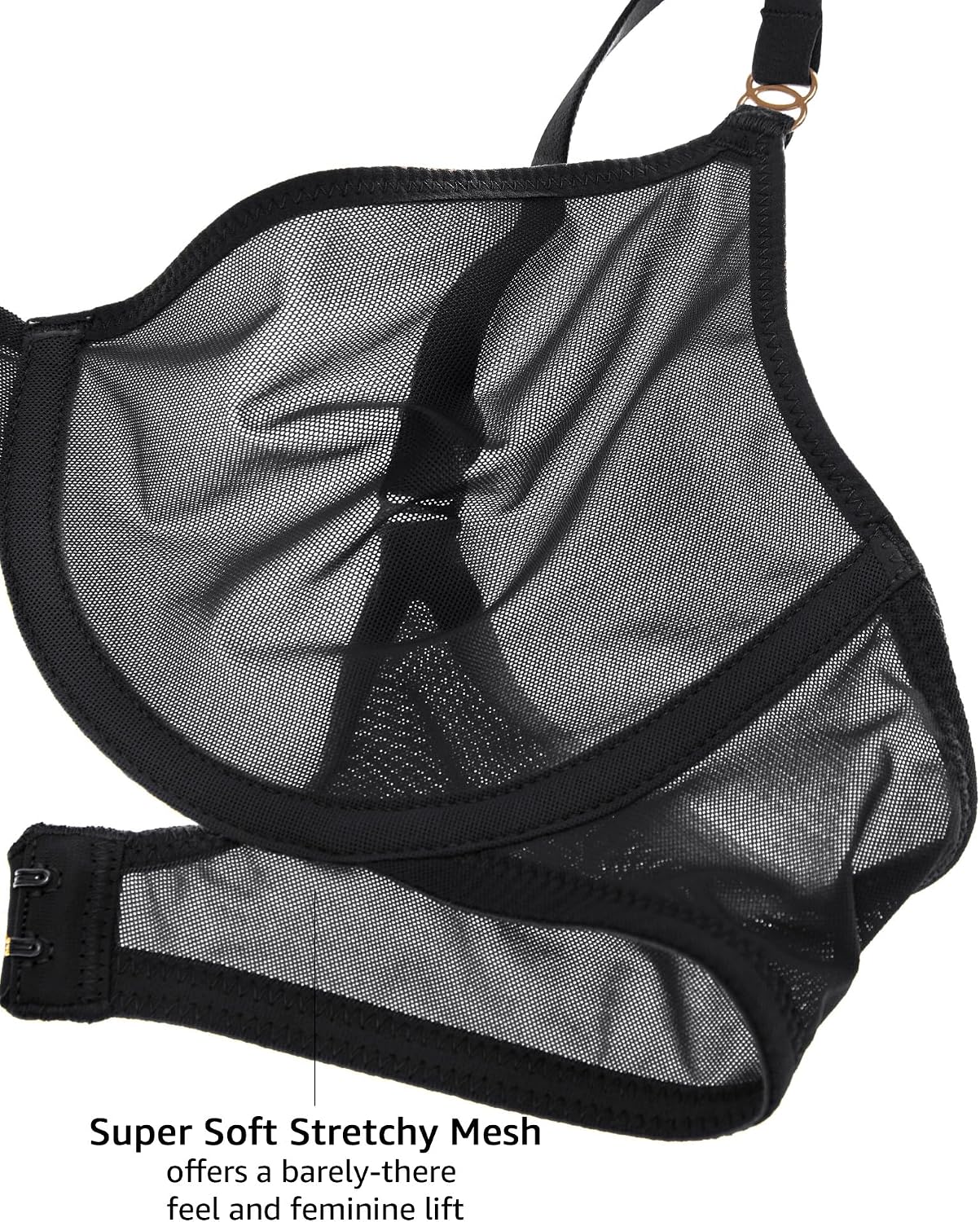 Detalle de INLYRIC Soutien Gorge Transparent Décolleté Plongeant 🎀