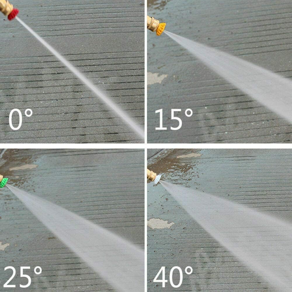 Thumbnail 2 de Fai Top Pressure Washer Spray Nozzle Tips (1/4 Quick Connect) – 5-pack multi-degree jet stream kit