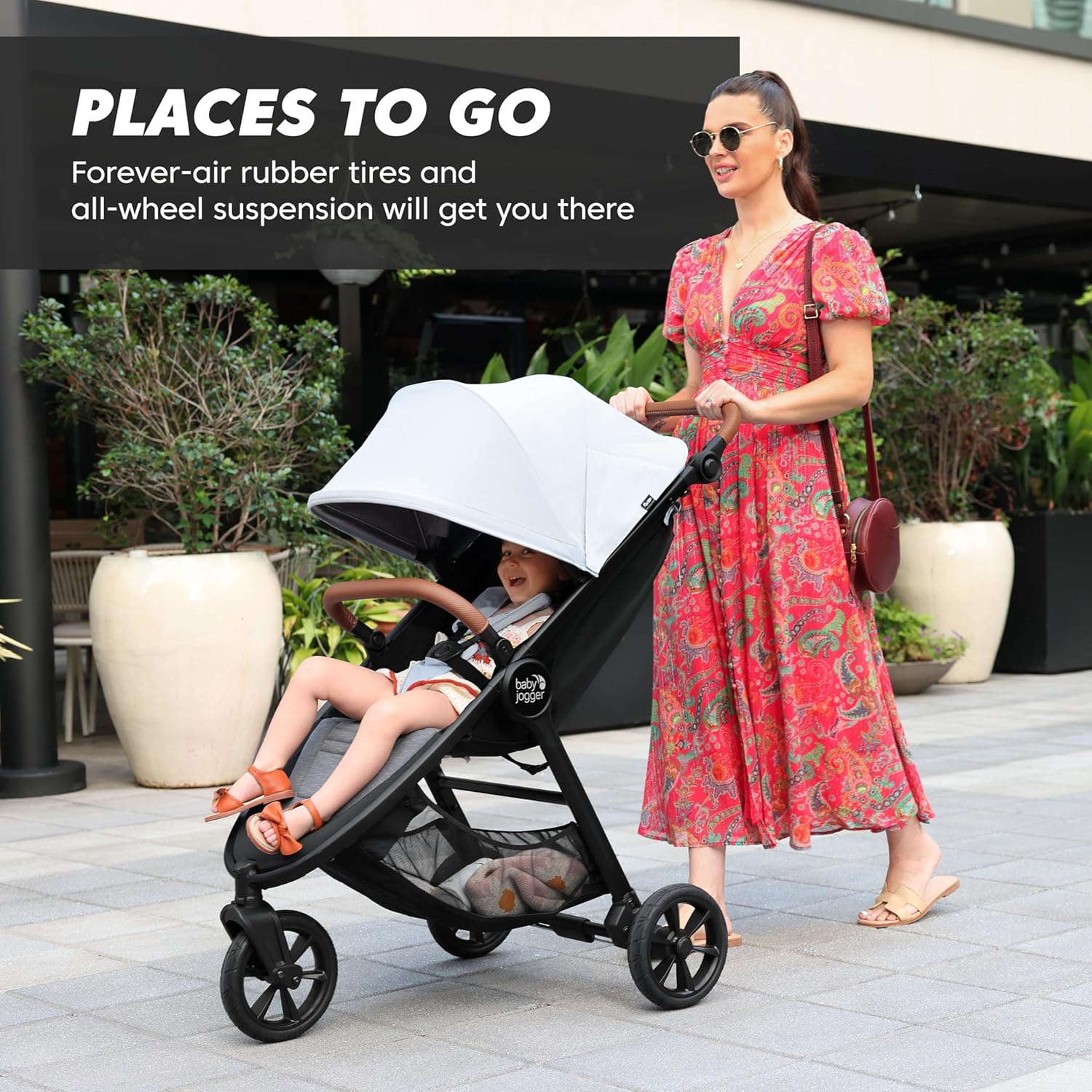 Thumbnail 1 de Baby Jogger City Mini GT2 Single Stroller (Eco-Friendly Series) with Infant Car Seat Adapters, Slate Fog