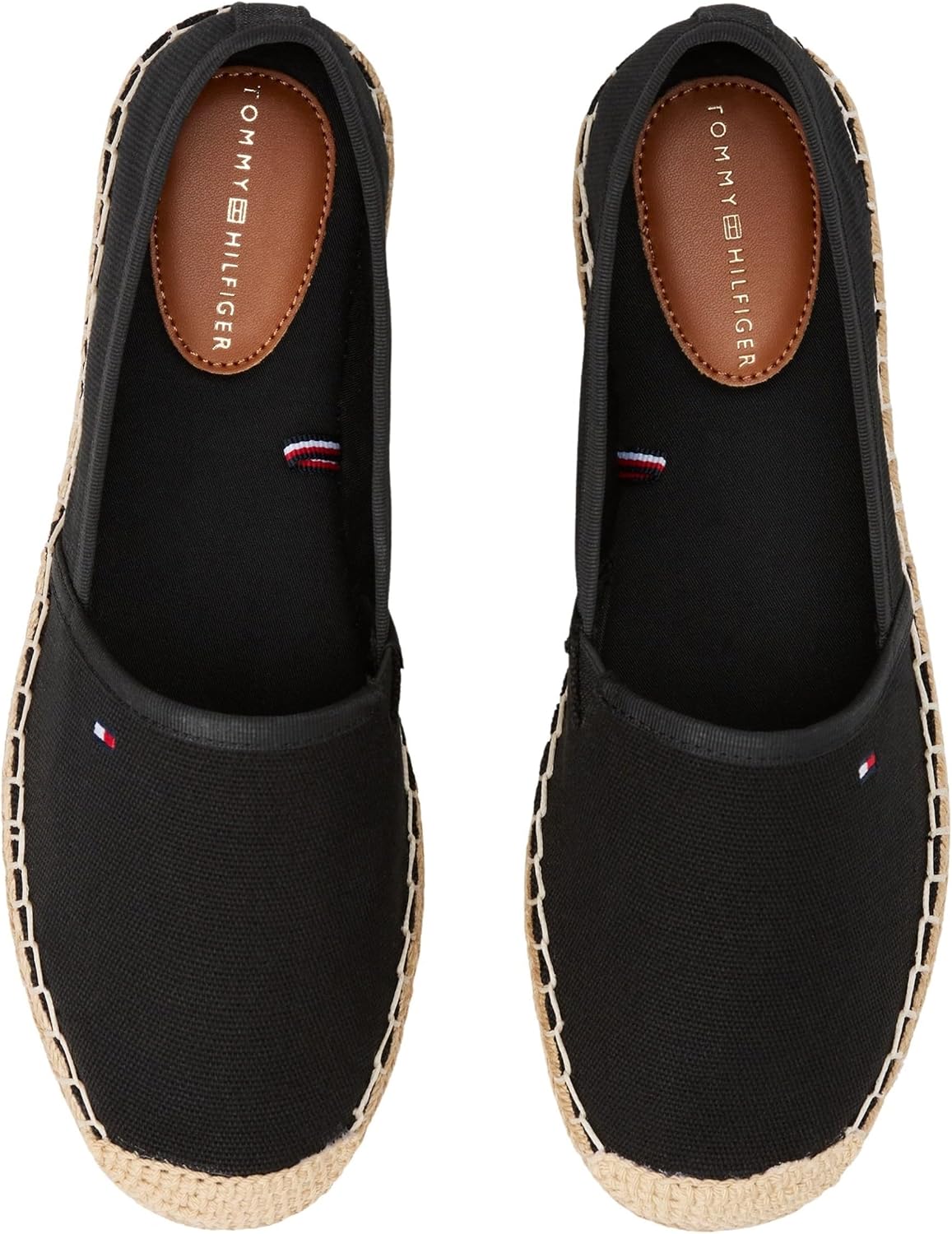 Thumbnail 5 de Tommy Hilfiger Flag Canvas Espadrille Slipper Beige