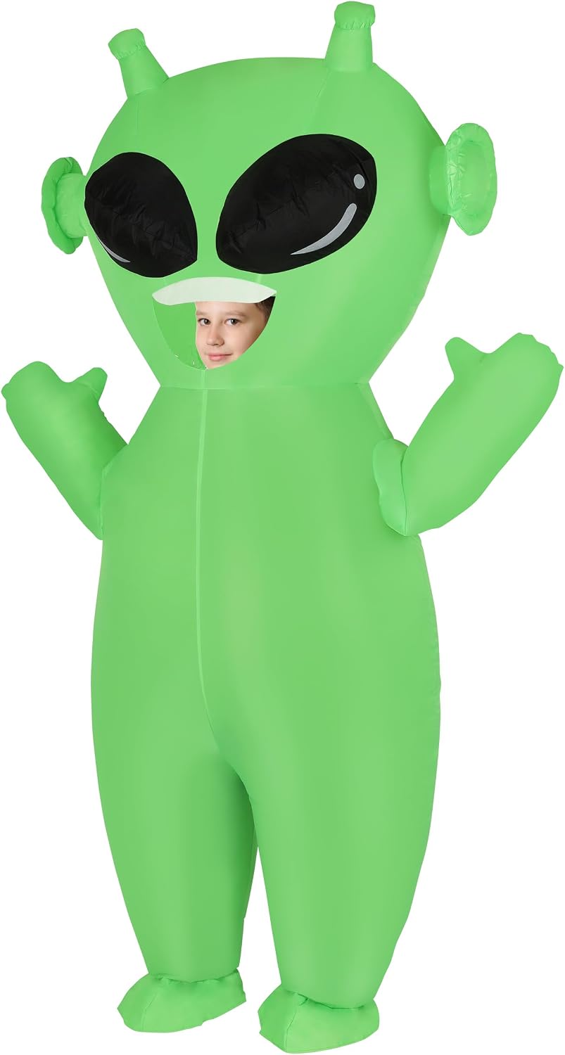 Detalle de M MH ZONE Inflatable Alien Costume for Adults and Kids with Built-In Fan
