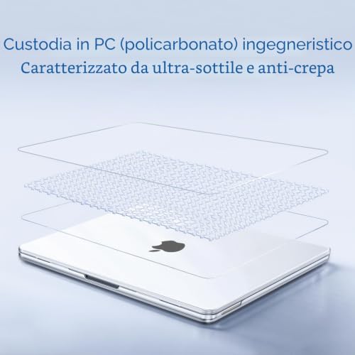 Detalle de MOSISO Custodia MacBook Neo 13 A18 Pro/A3404 (2026) – protezione leggera e sobria