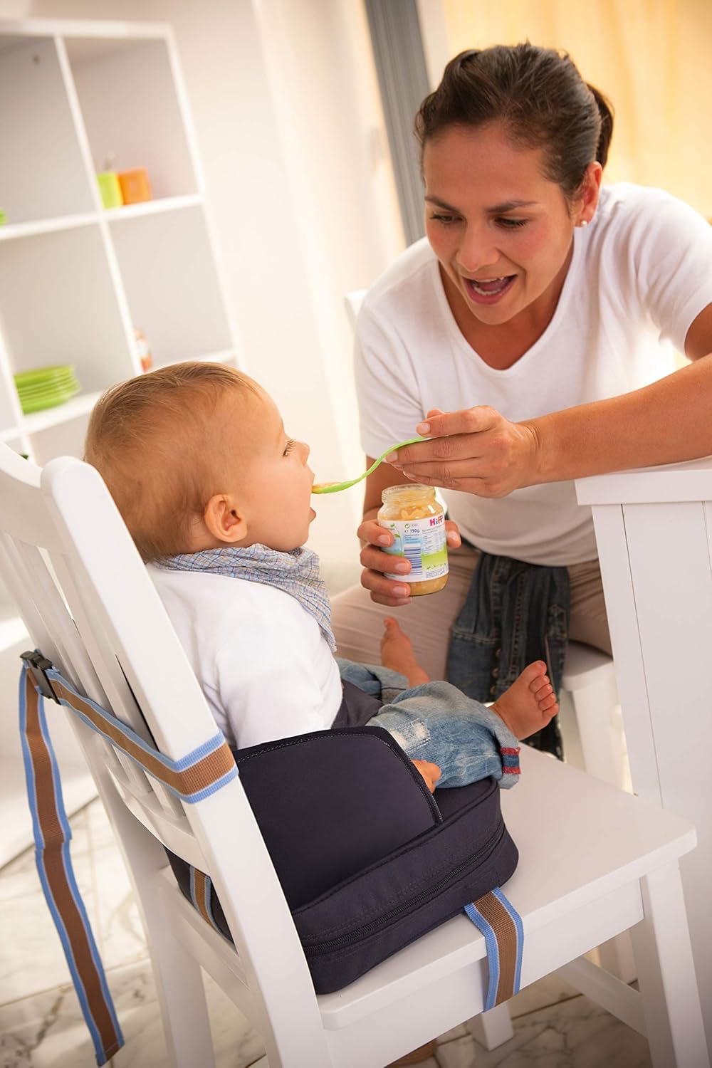 Thumbnail 4 de Roba Seggiolino Gonfiabile per Bambini Booster Seat Blu Scuro: leggero, trasportabile e compatibile con tutte le sedie standard