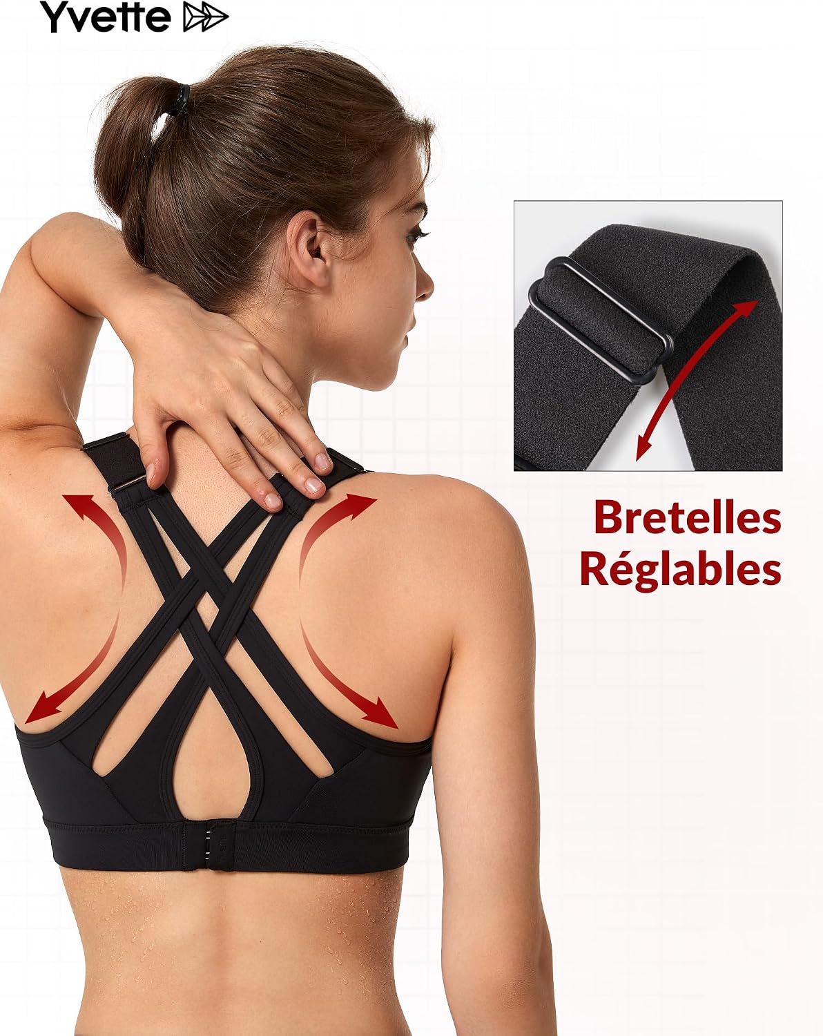 Detalle 2 de Yvette Soutien-gorge sport 5XL