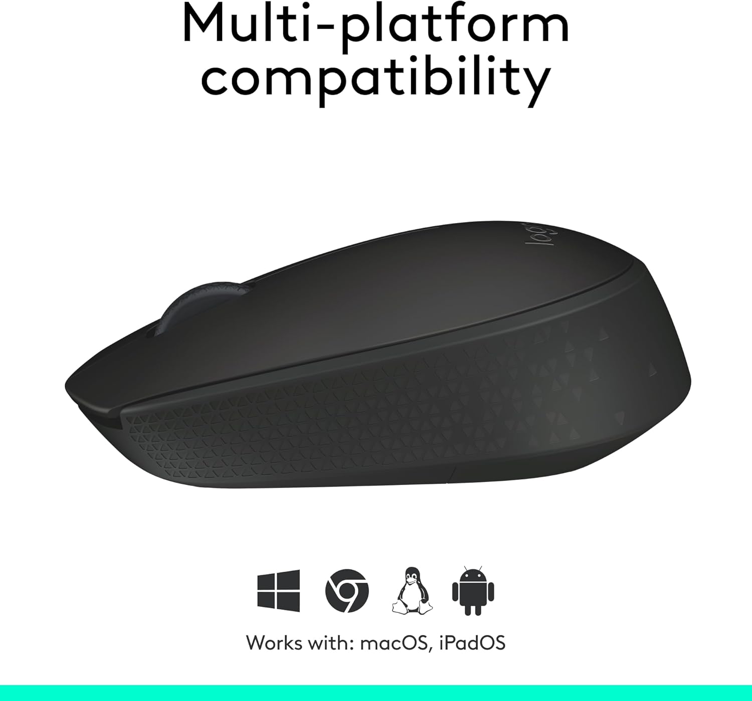 Thumbnail 5 de Logitech M171 Wireless Mouse (2.4 GHz, USB mini receiver) for PC, Mac & Laptop in Black