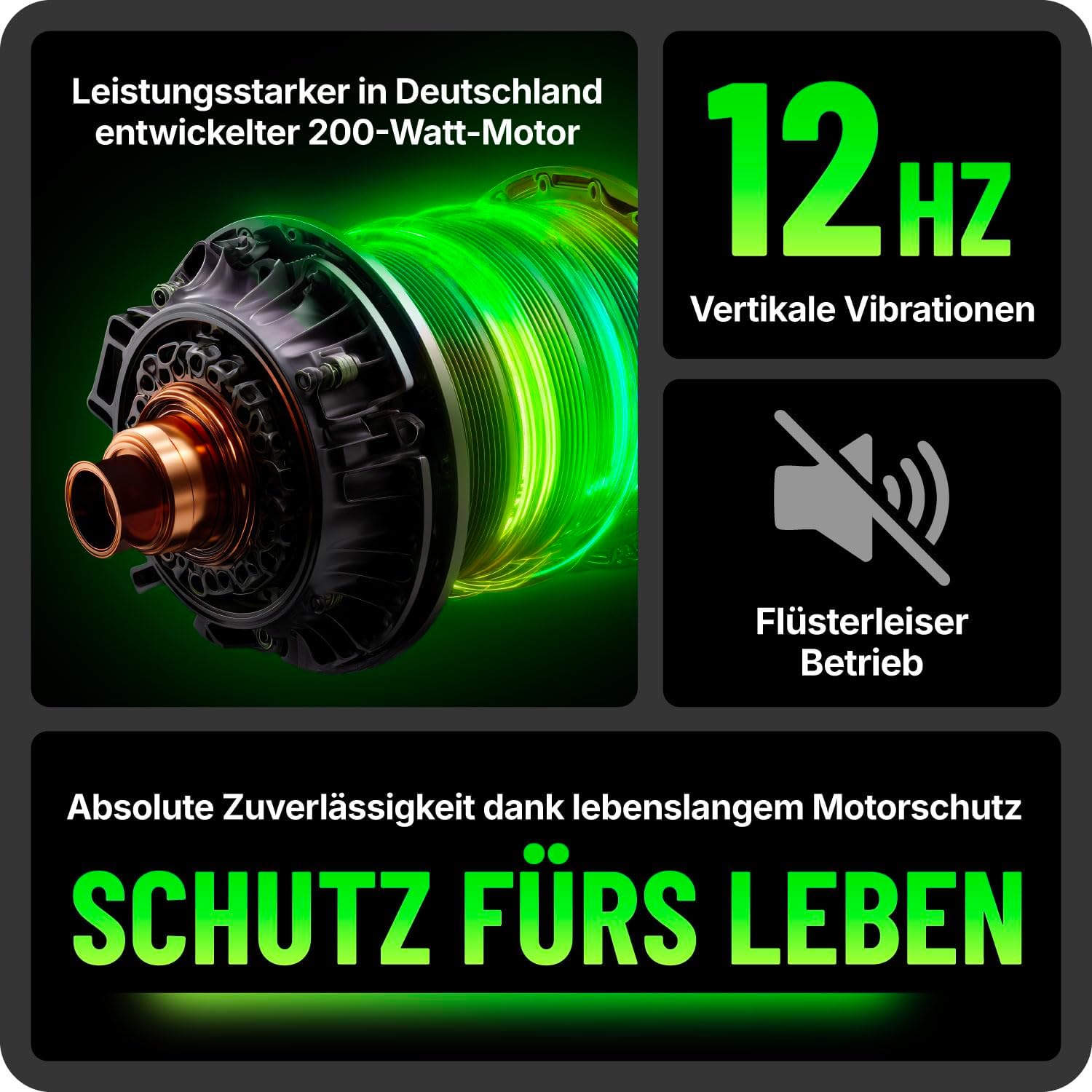 Thumbnail 6 de Bluefin Fitness Ultra Slim Power Vibrationsplatte – Ganzkörpertraining mit 5 Programmen und 180 Stufen