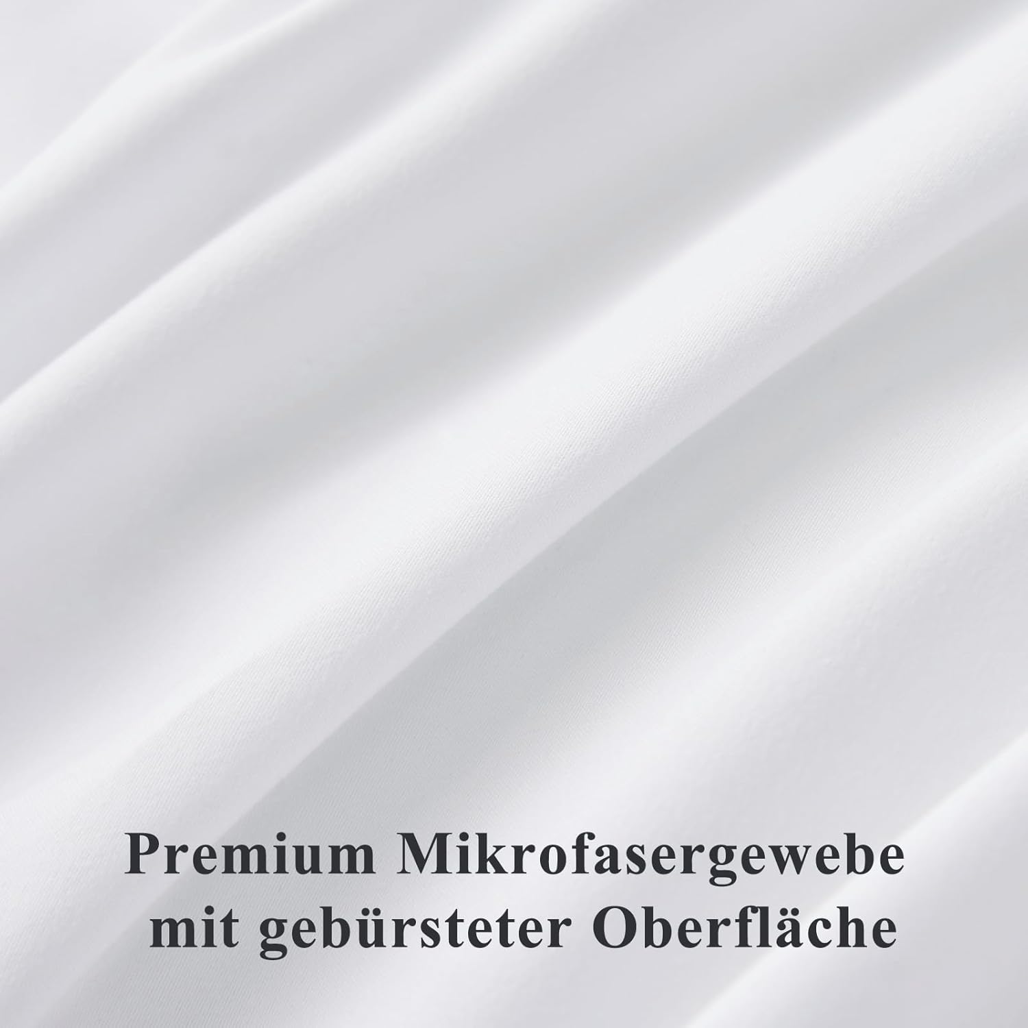 Thumbnail 4 de Aisbo Kissenbezug 80x80 cm im 2er Set – Weiße Mikrofaser mit Reißverschluss (OEKO-TEX)