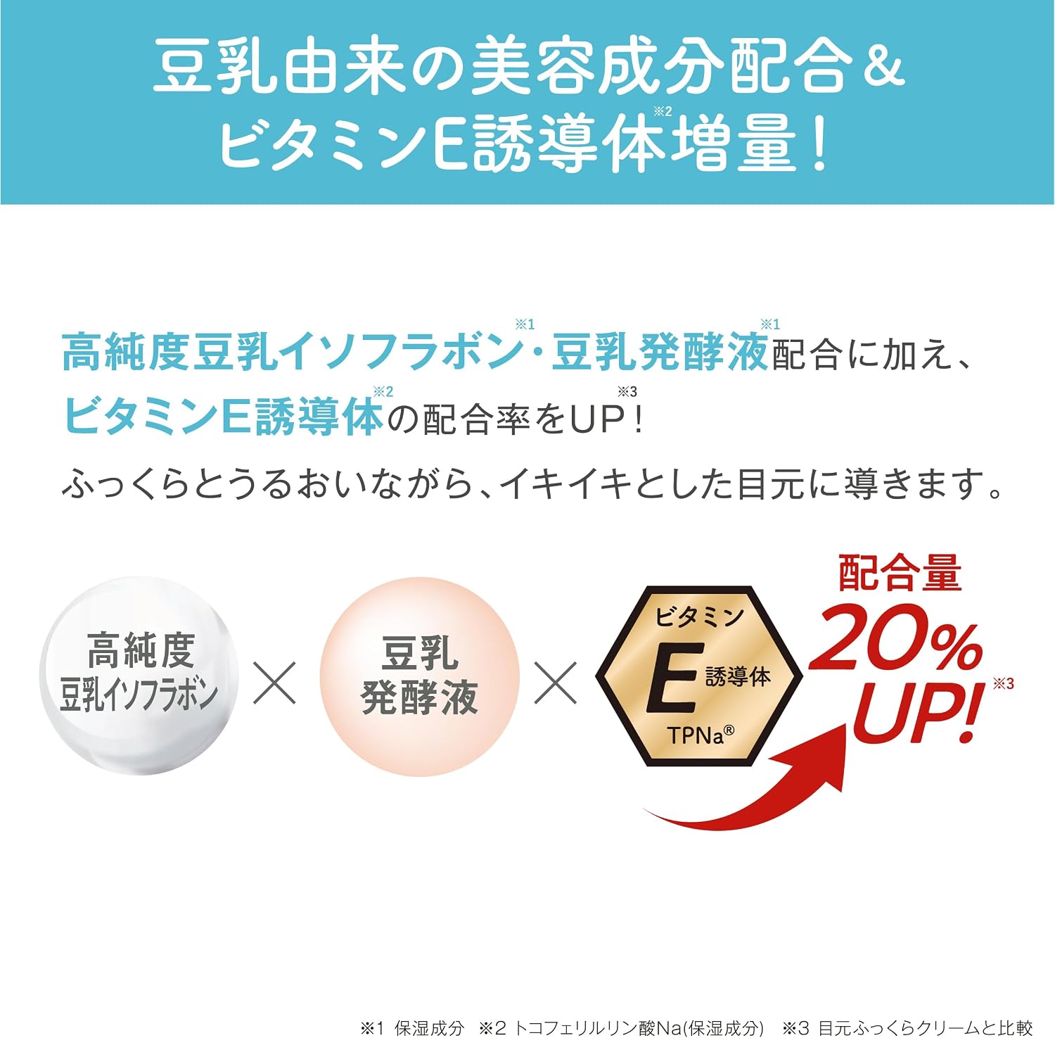 Thumbnail 4 de なめらか本舗 目元ふっくらクリームNC A 30g｜豆乳イソフラボン配合・無香料